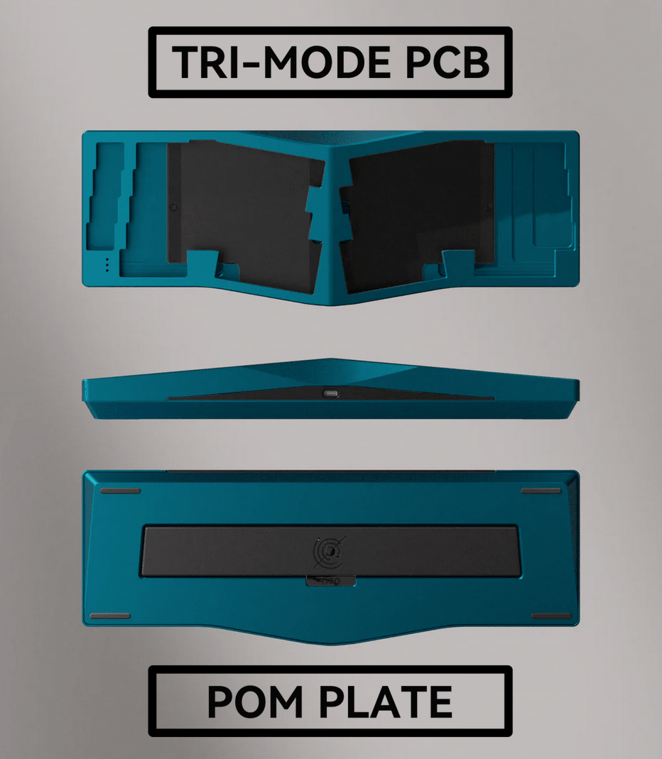 Neo Ergo - Ergonomic Alice Layout Keyboard Kit - MonacoKeys