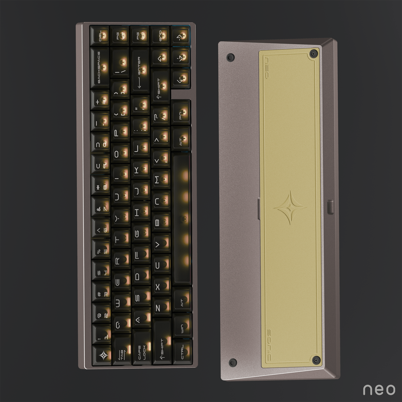 Neo65 Sonic HE+ - 65% Aluminium Hall Effect Keyboard - MonacoKeys