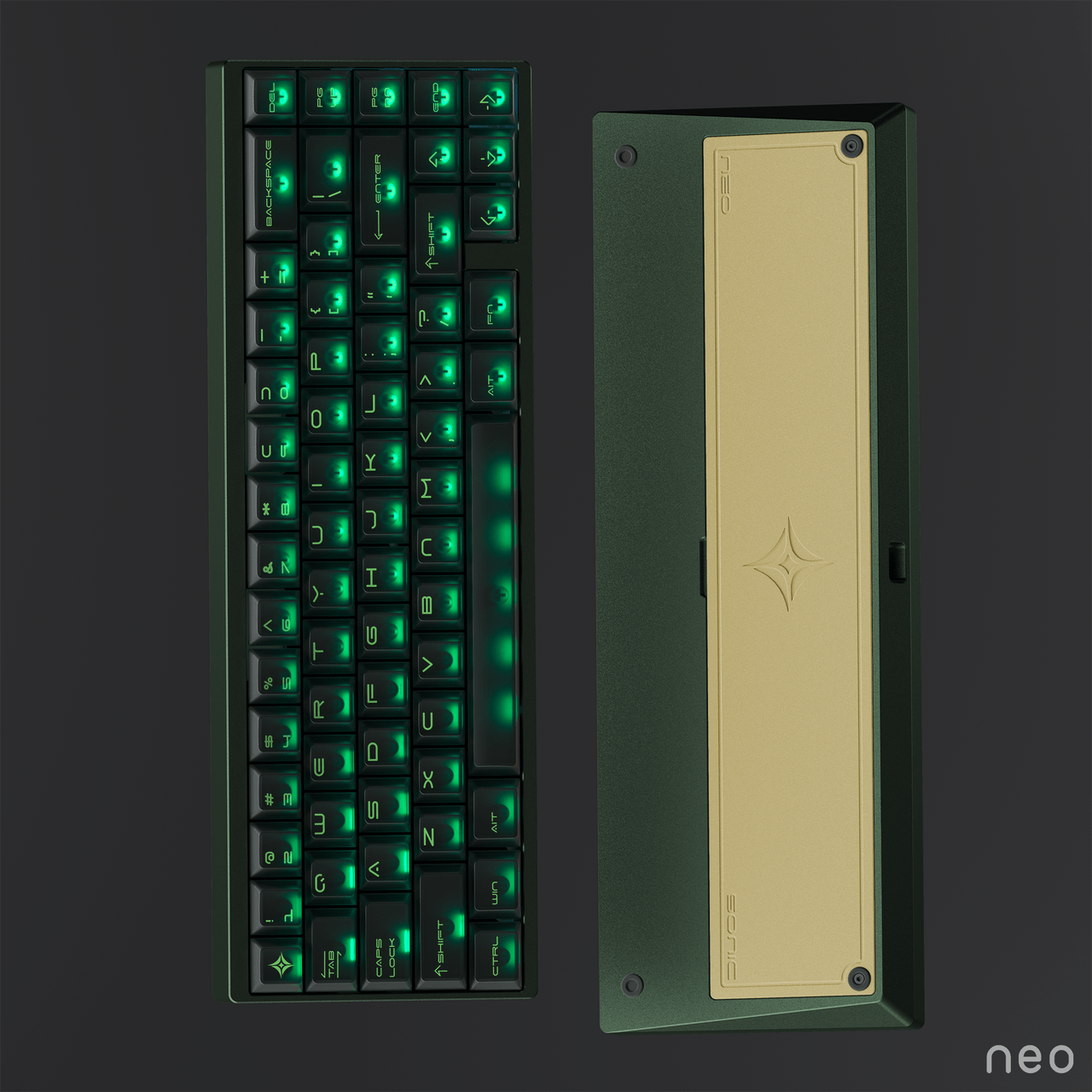 Neo65 Sonic HE+ - 65% Aluminium Hall Effect Keyboard - MonacoKeys