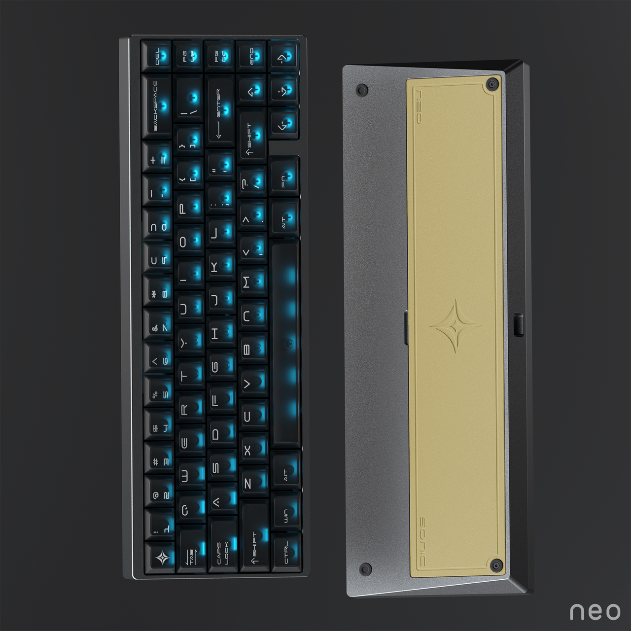 Neo65 Sonic HE+ - 65% Aluminium Hall Effect Keyboard - MonacoKeys