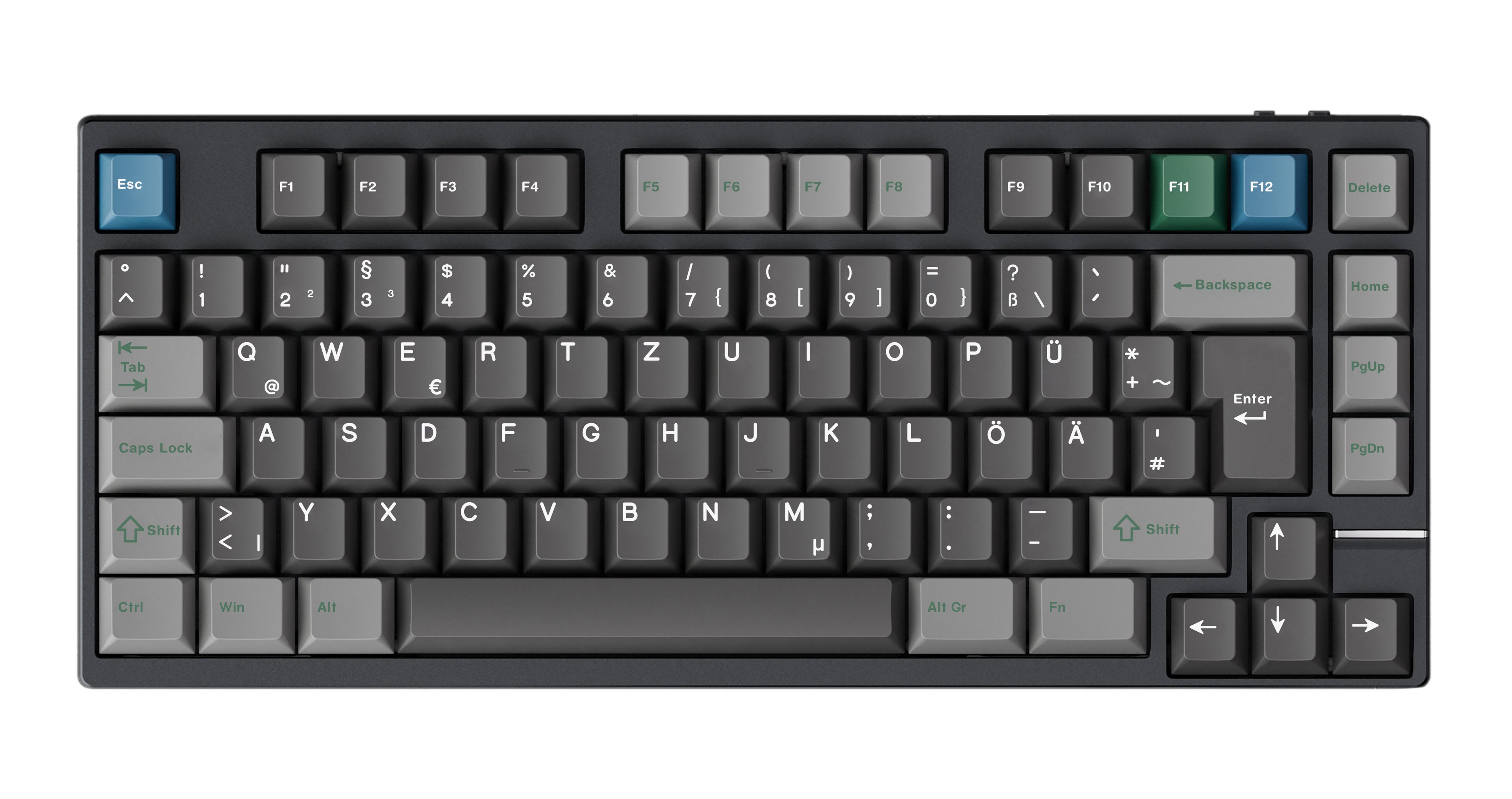 Neo75 Prebuilt - 75% Mechanical Aluminium Keyboard Kit - MonacoKeys