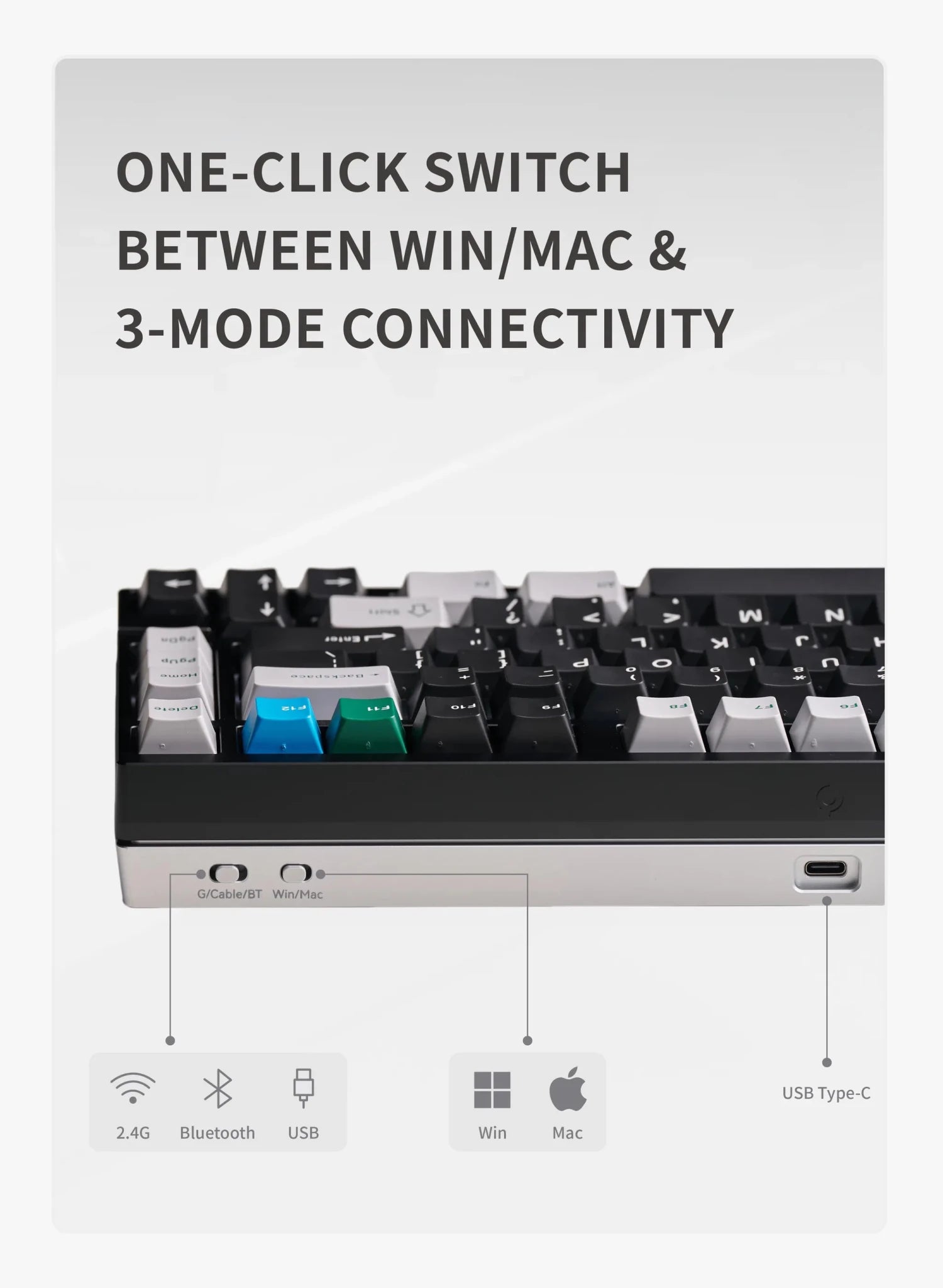 Neo98 Prebuilt - 98% Mechanical Aluminium Keyboard Kit - MonacoKeys
