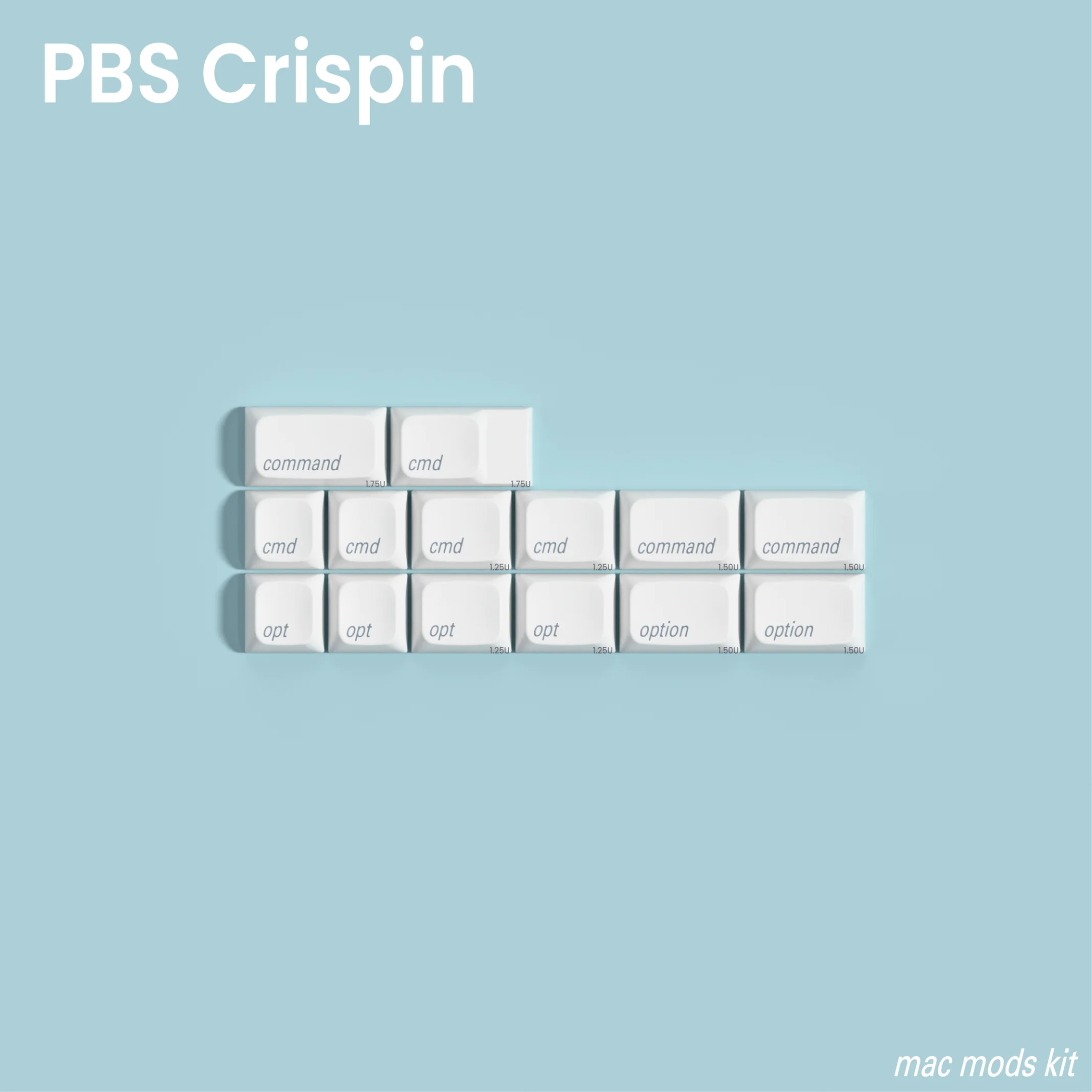 PBS Crispin PBT Dye-Sub Keycap Set - MonacoKeys