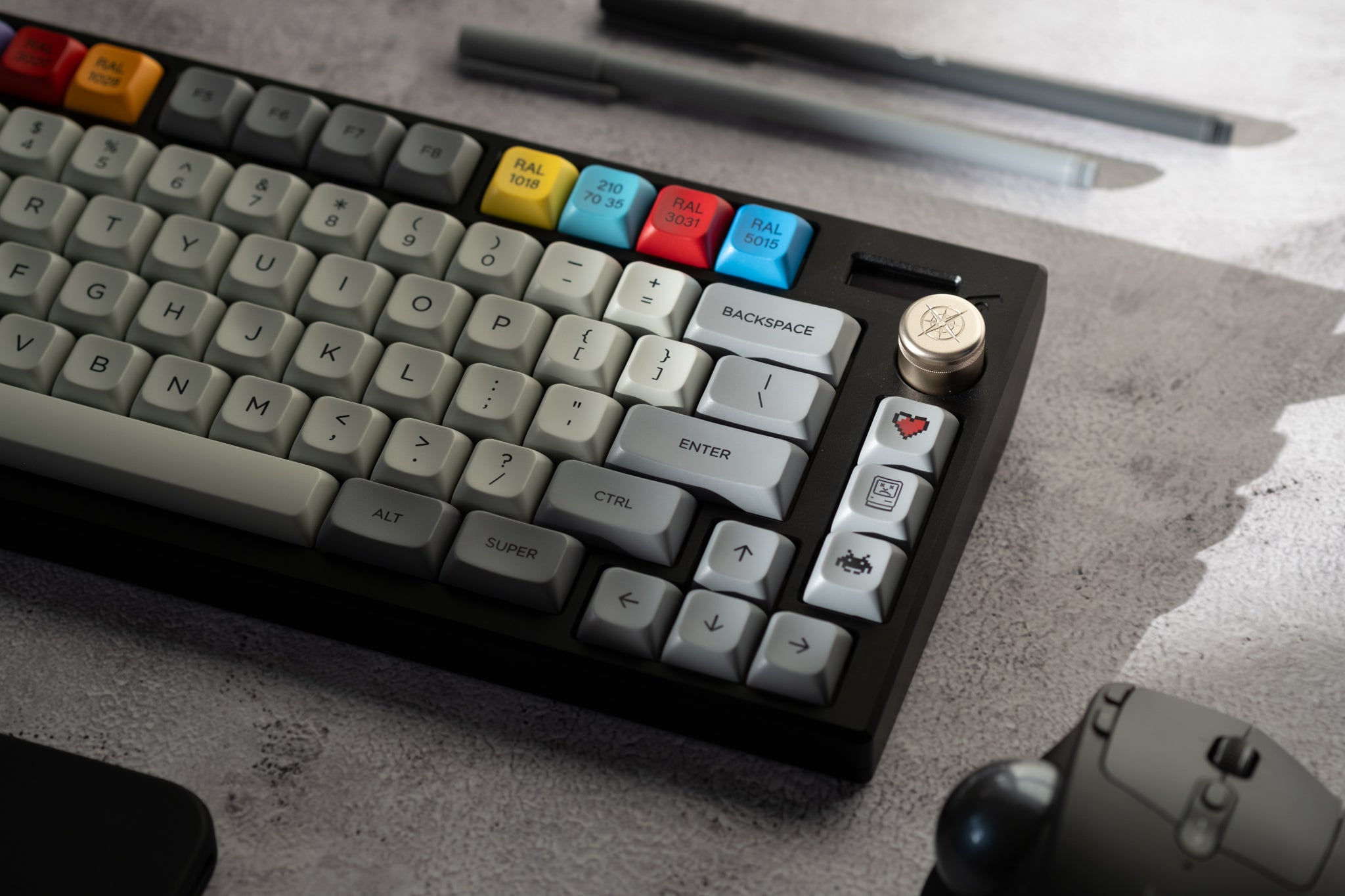 PBS Granite PBT Dye-Sub Keycap Set [Group-Buy]