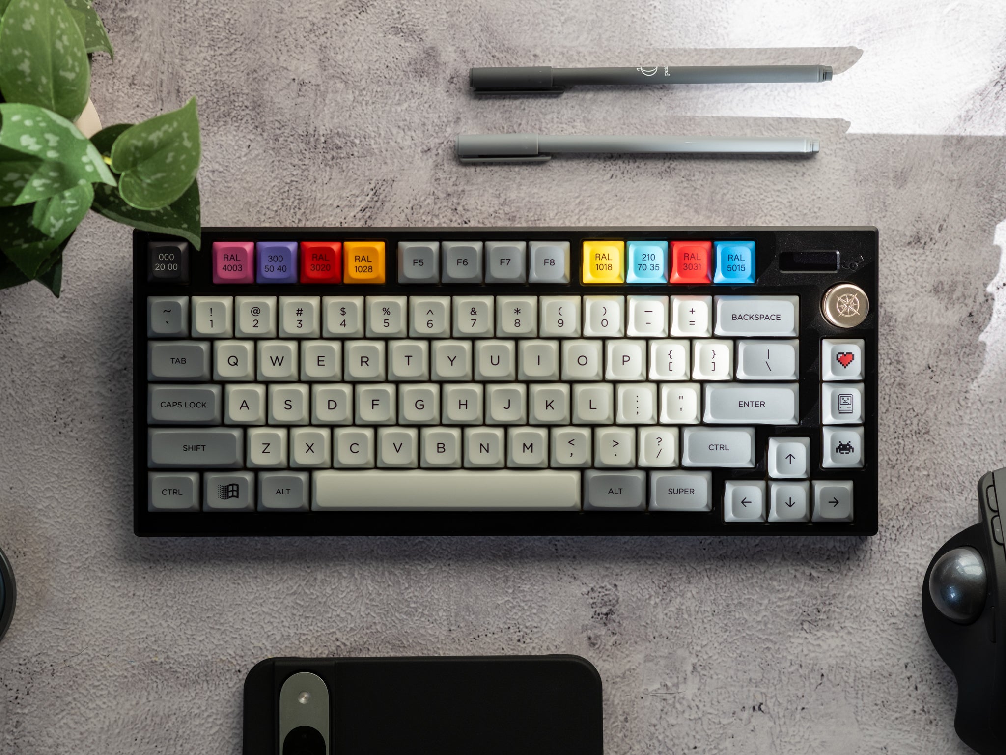PBS Granite PBT Dye-Sub Keycap Set [Group-Buy]