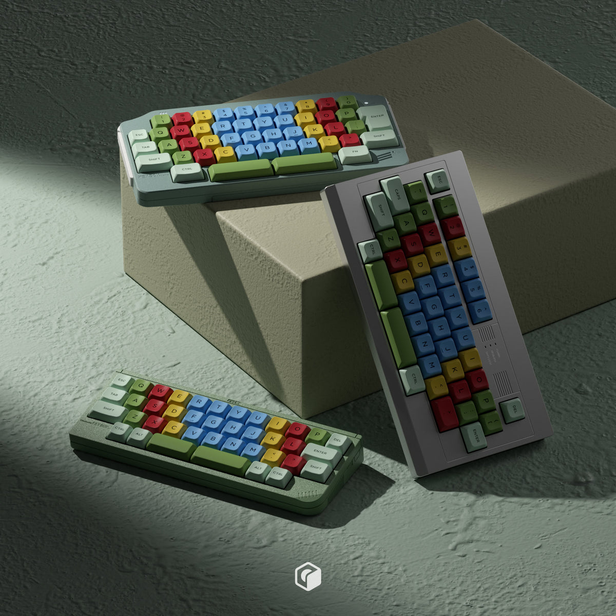 PBS Kids Typewriter PBT Dye-Sub Keycap Set