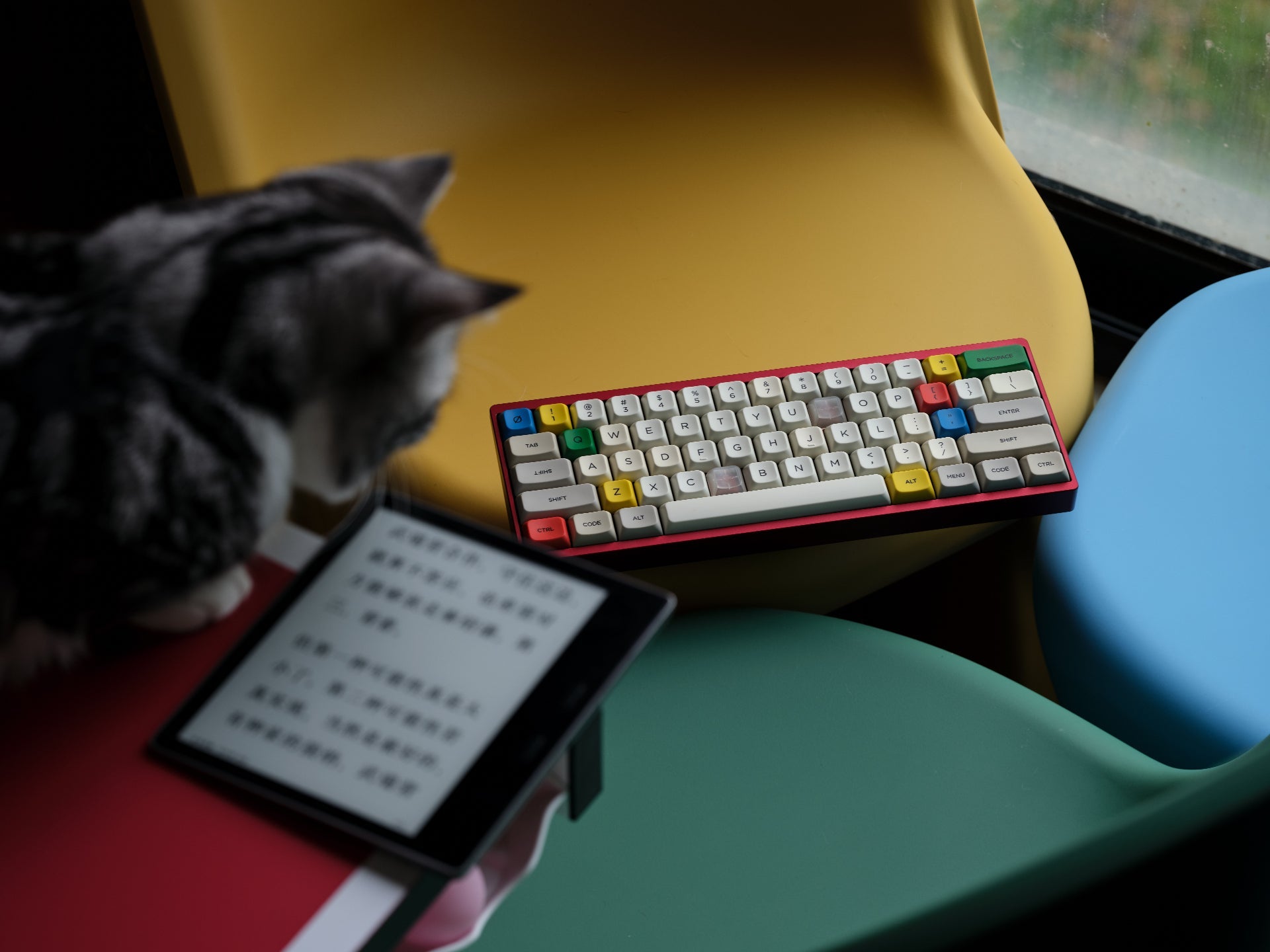 PBS Retro S.M AG PBT Dye-Sub Keycap Set - MonacoKeys