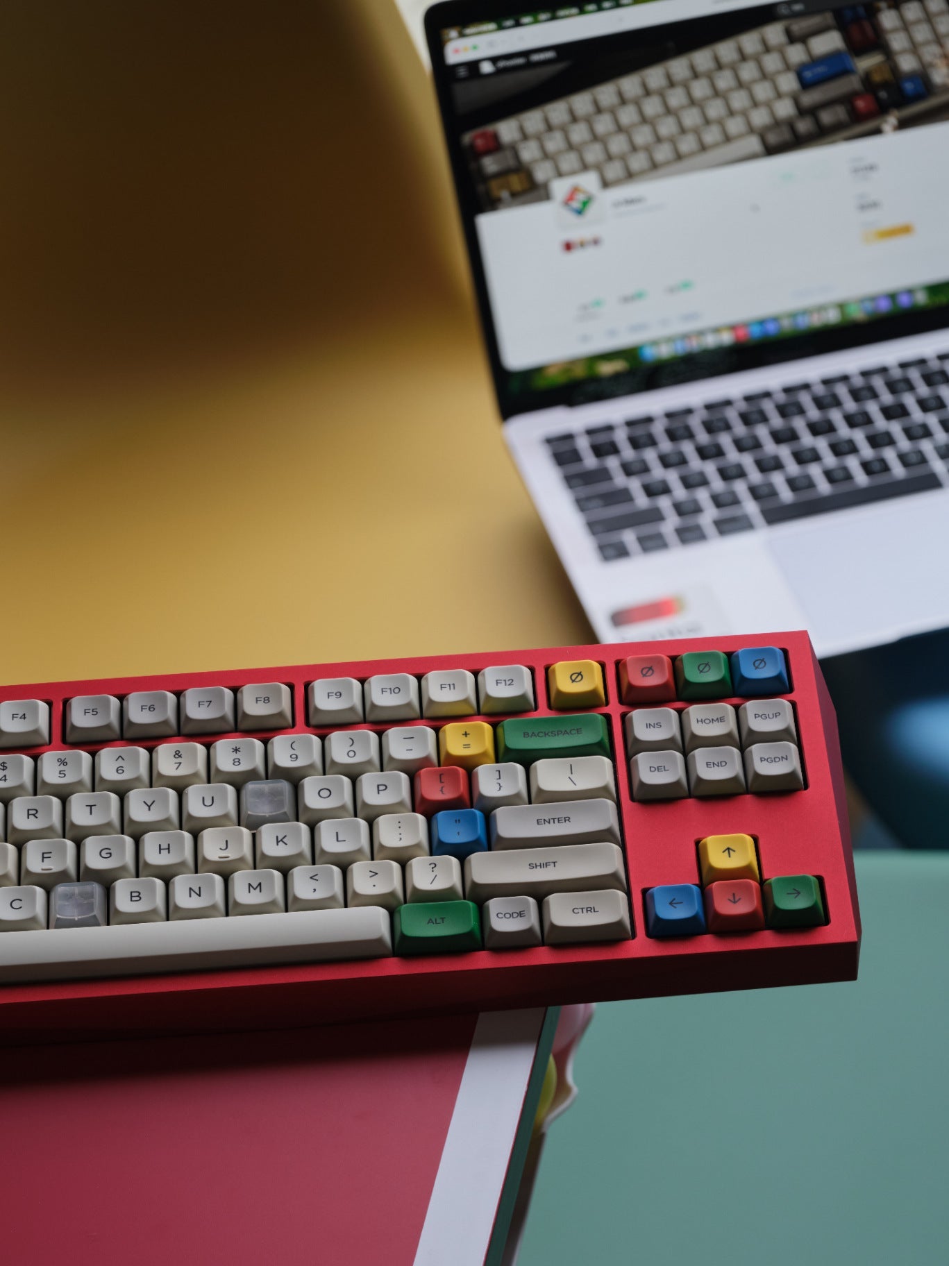 PBS Retro S.M AG PBT Dye-Sub Keycap Set - MonacoKeys