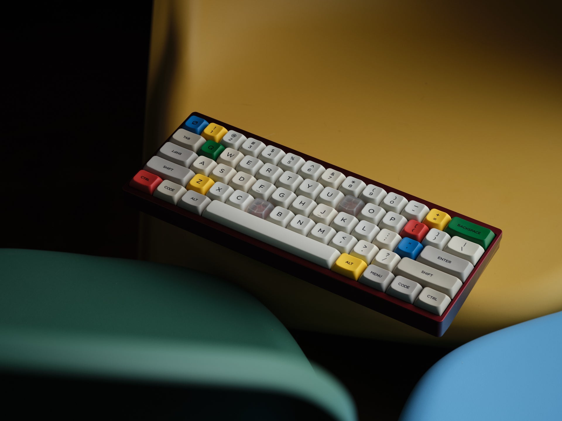 PBS Retro S.M AG PBT Dye-Sub Keycap Set - MonacoKeys