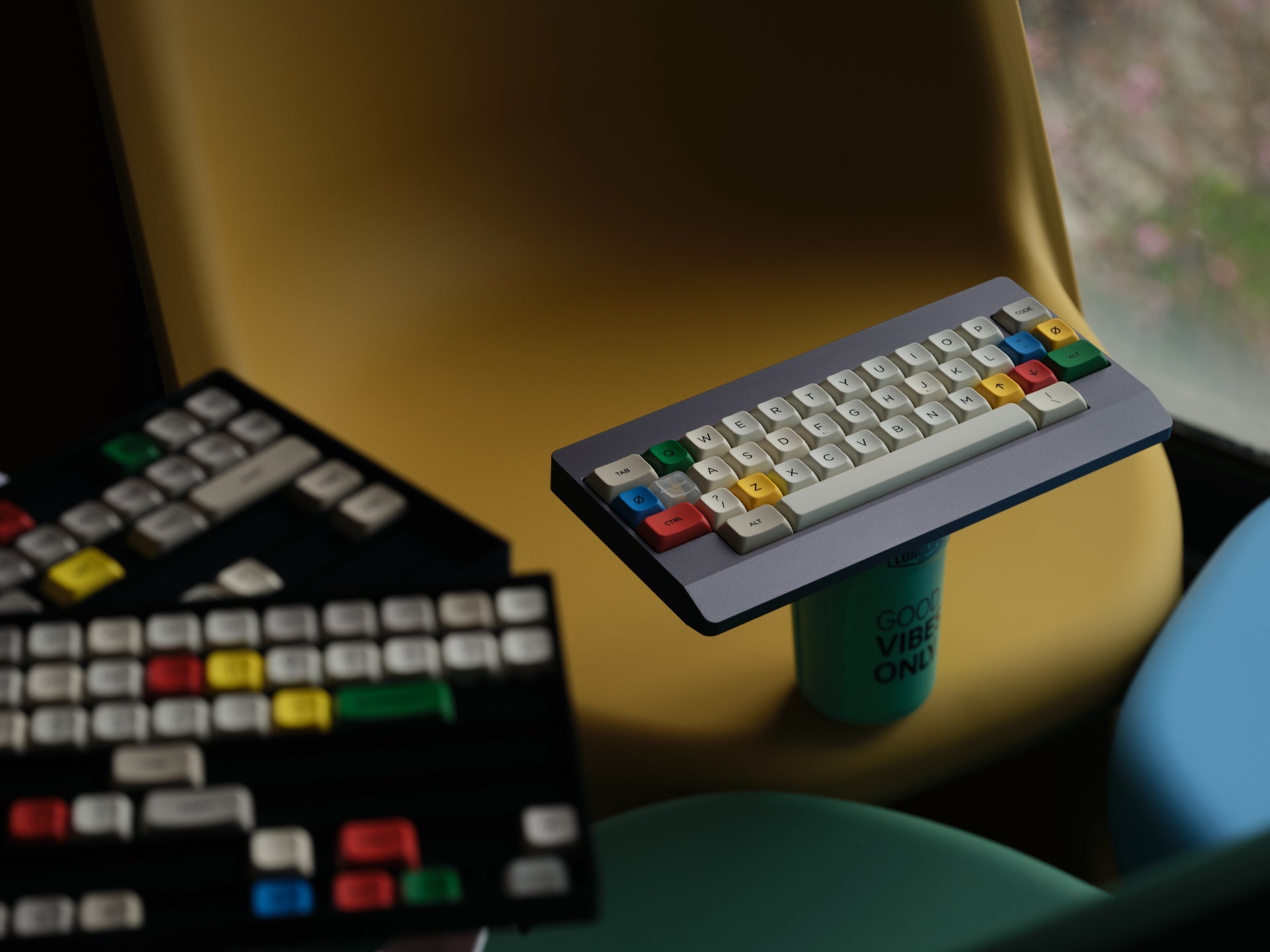 PBS Retro S.M AG PBT Dye-Sub Keycap Set - MonacoKeys