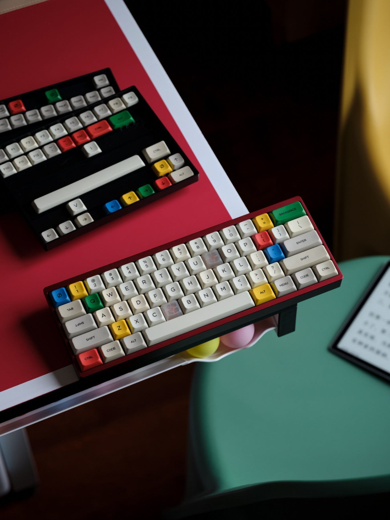 PBS Retro S.M AG PBT Dye-Sub Keycap Set - MonacoKeys