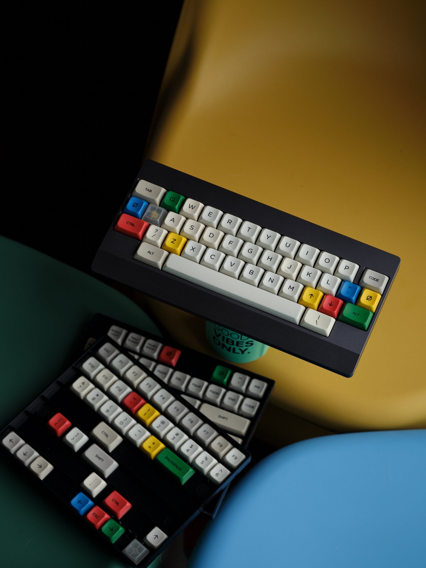 PBS Retro S.M AG PBT Dye-Sub Keycap Set - MonacoKeys