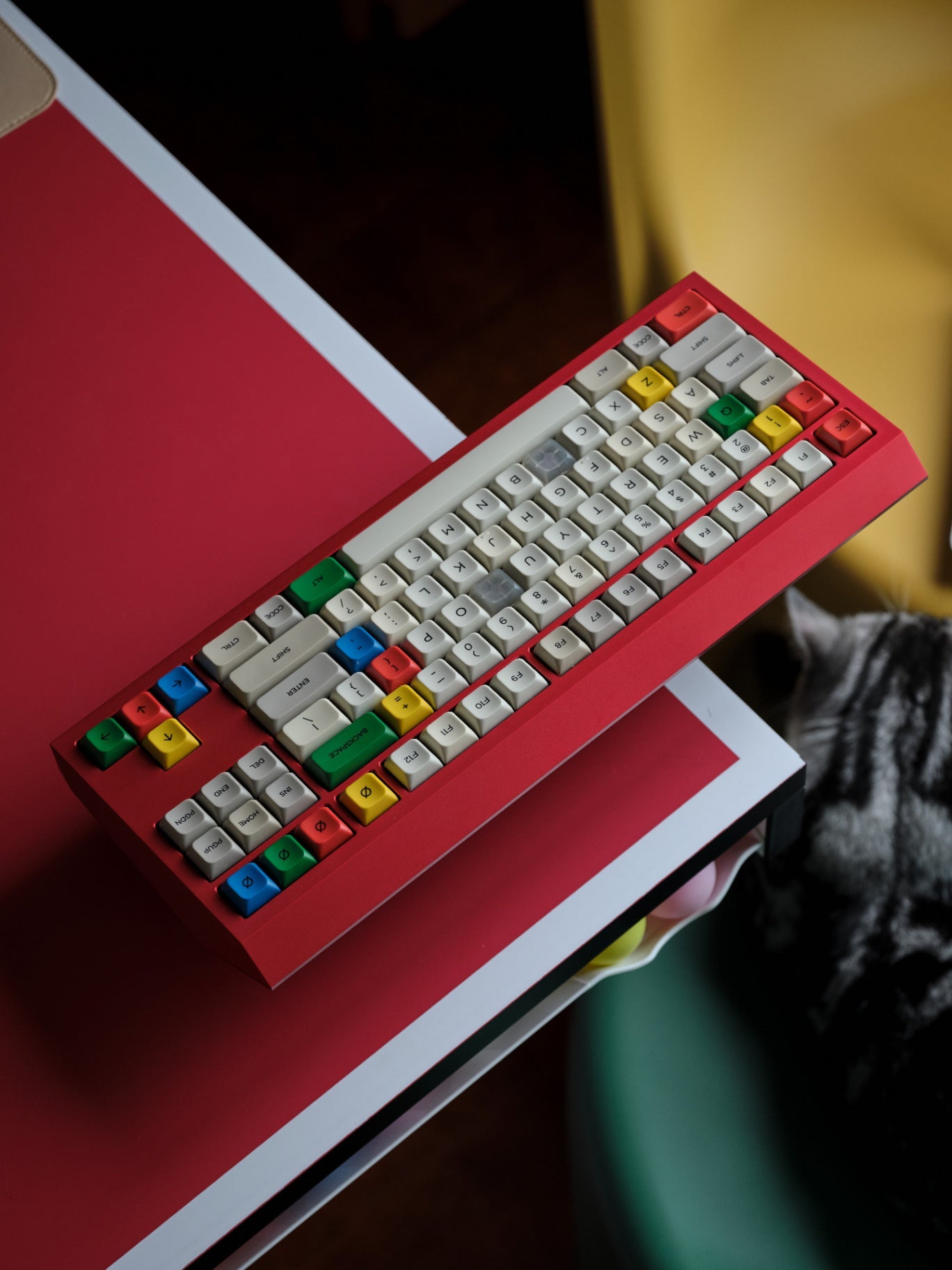PBS Retro S.M AG PBT Dye-Sub Keycap Set - MonacoKeys