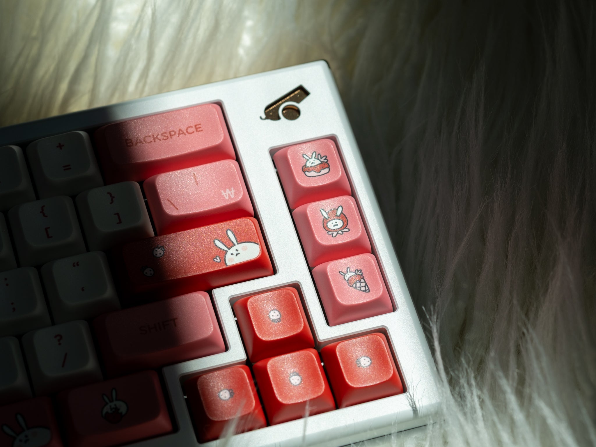 PBS Strawberry Milk PBT Dye-Sub Keycap Set - MonacoKeys