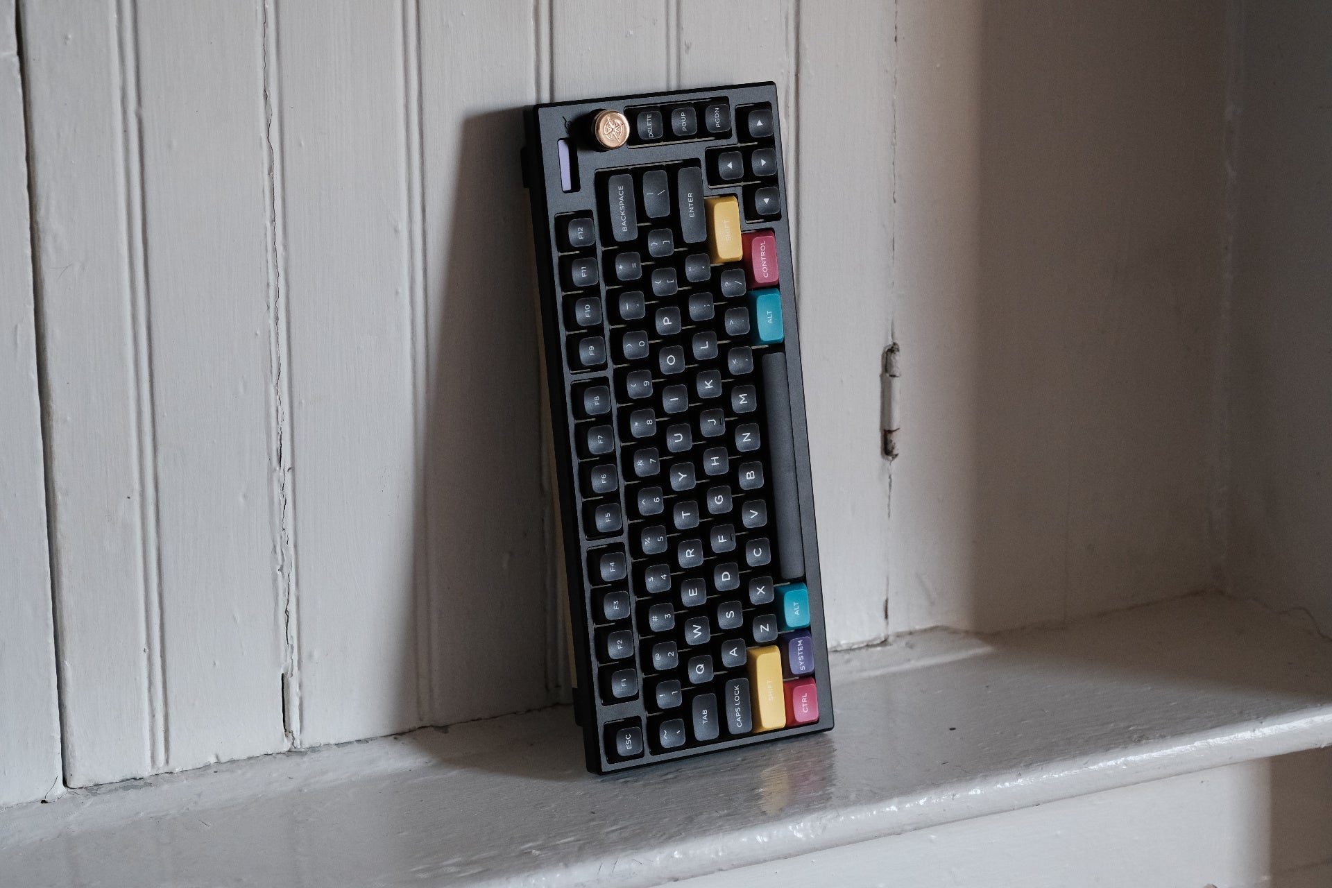 PBS WoB White on Black PBT Dye-Sub Keycap Set - MonacoKeys