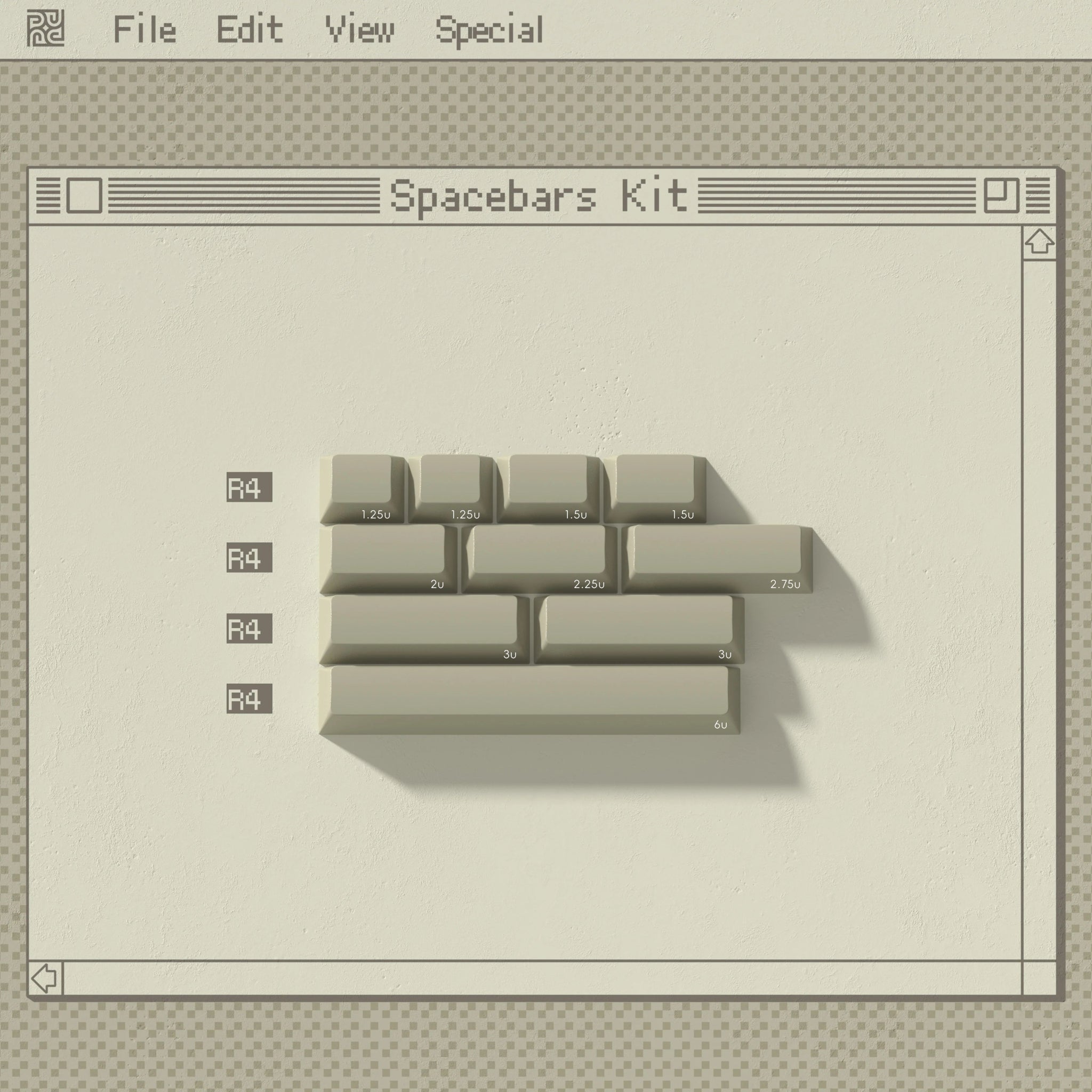 PBTFans 1984 R2 - Dye-Sub PBT Keycap Set - MonacoKeys