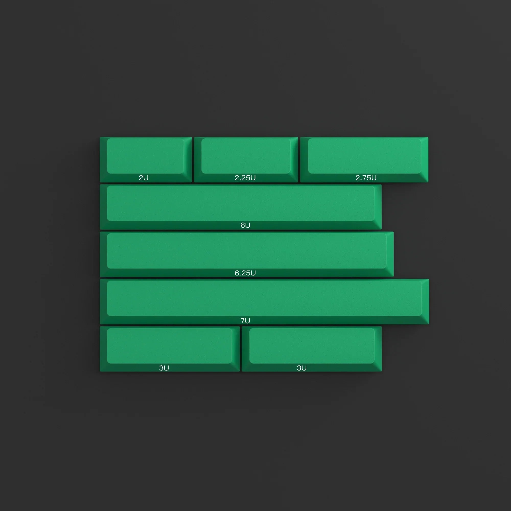 PBTfans WoB White on Black Double-Shot PBT Keycap Set - MonacoKeys
