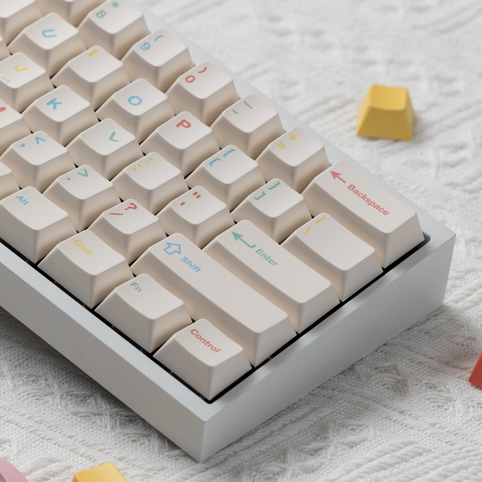 PBTFans Cool Kids - Dye-Sub PBT Keycap Set - MonacoKeys