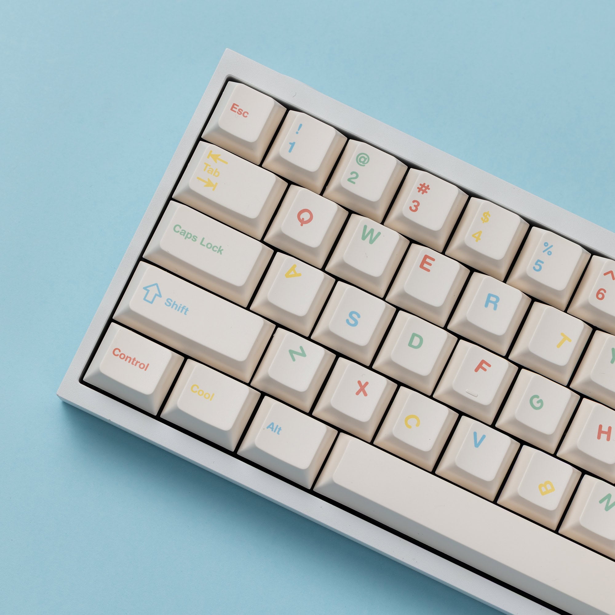 PBTFans Cool Kids - Dye-Sub PBT Keycap Set - MonacoKeys
