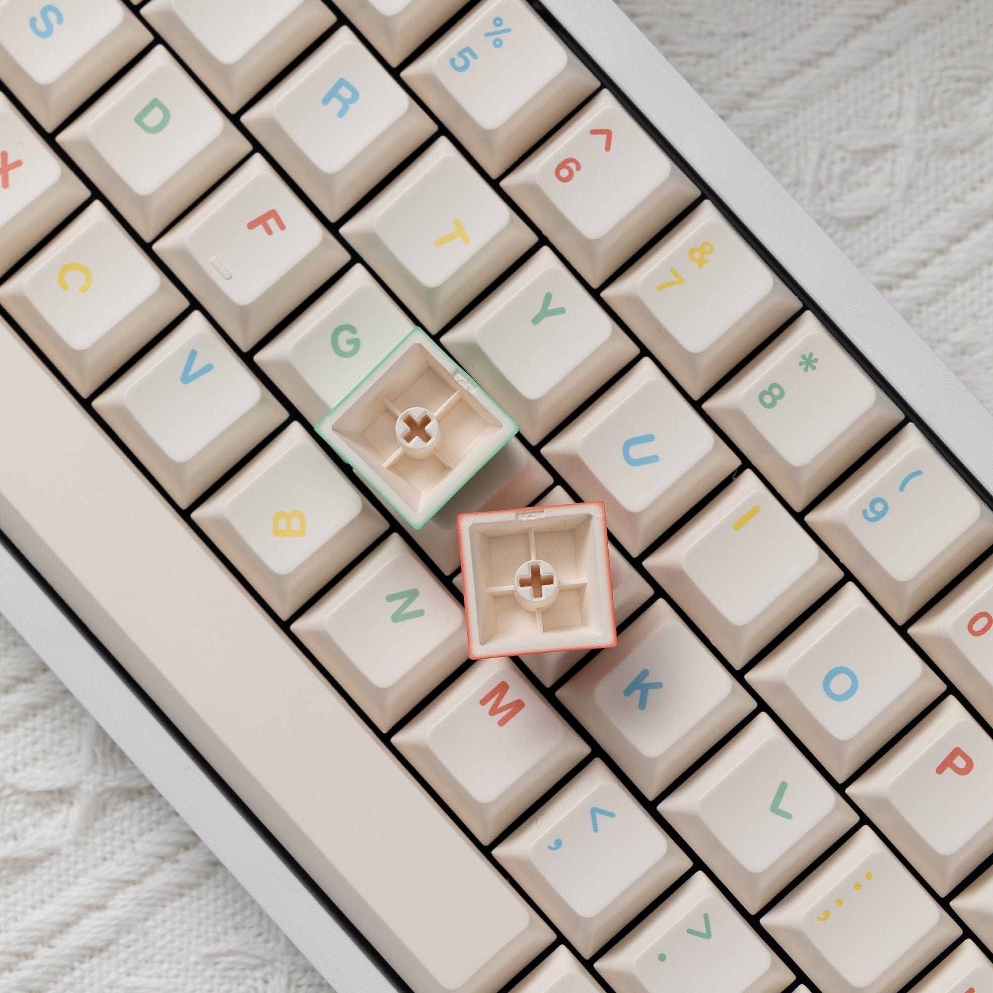 PBTFans Cool Kids - Dye-Sub PBT Keycap Set - MonacoKeys
