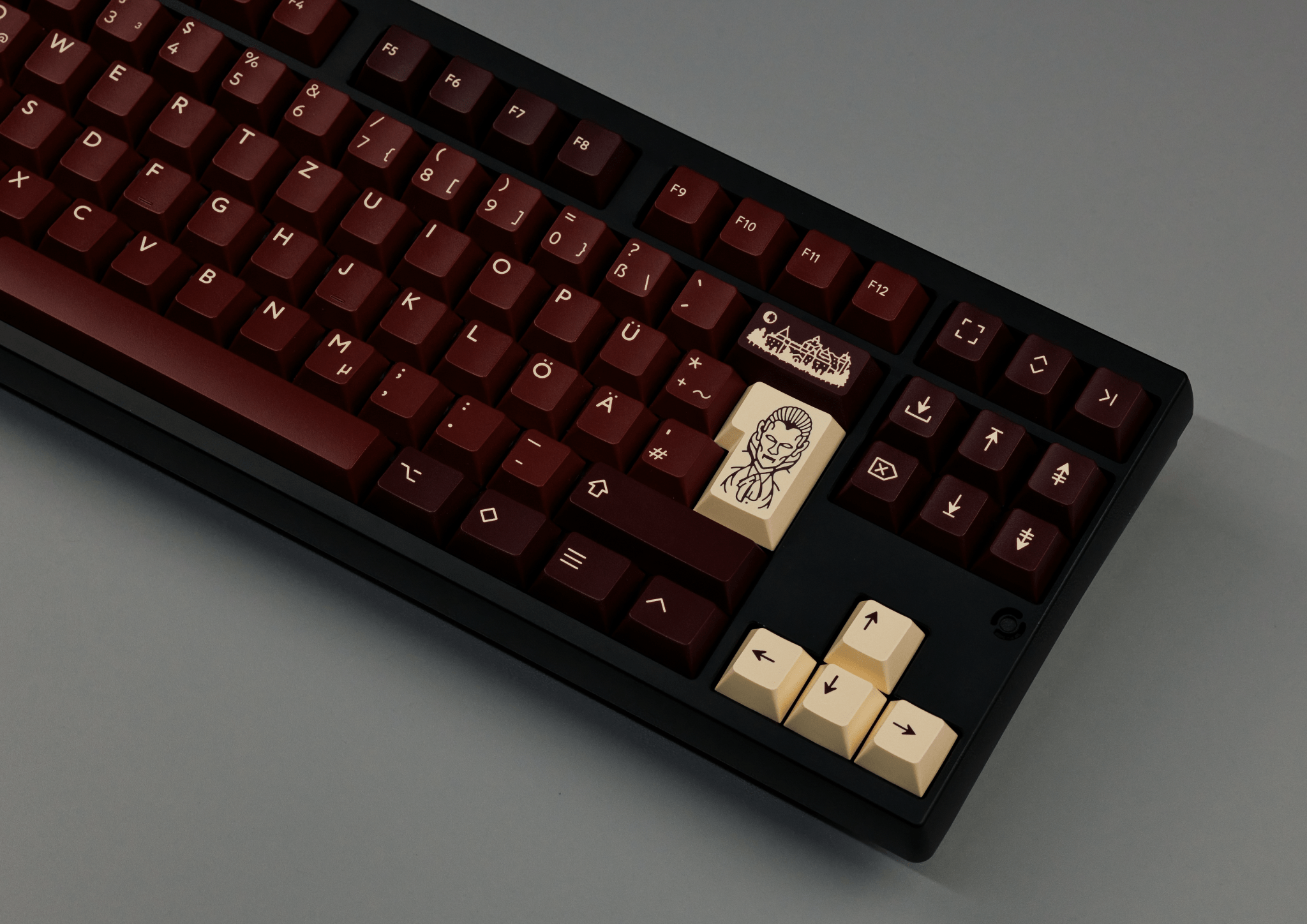 PBTfans Count Dracula Double - Shot ABS Keycap Set - MonacoKeys