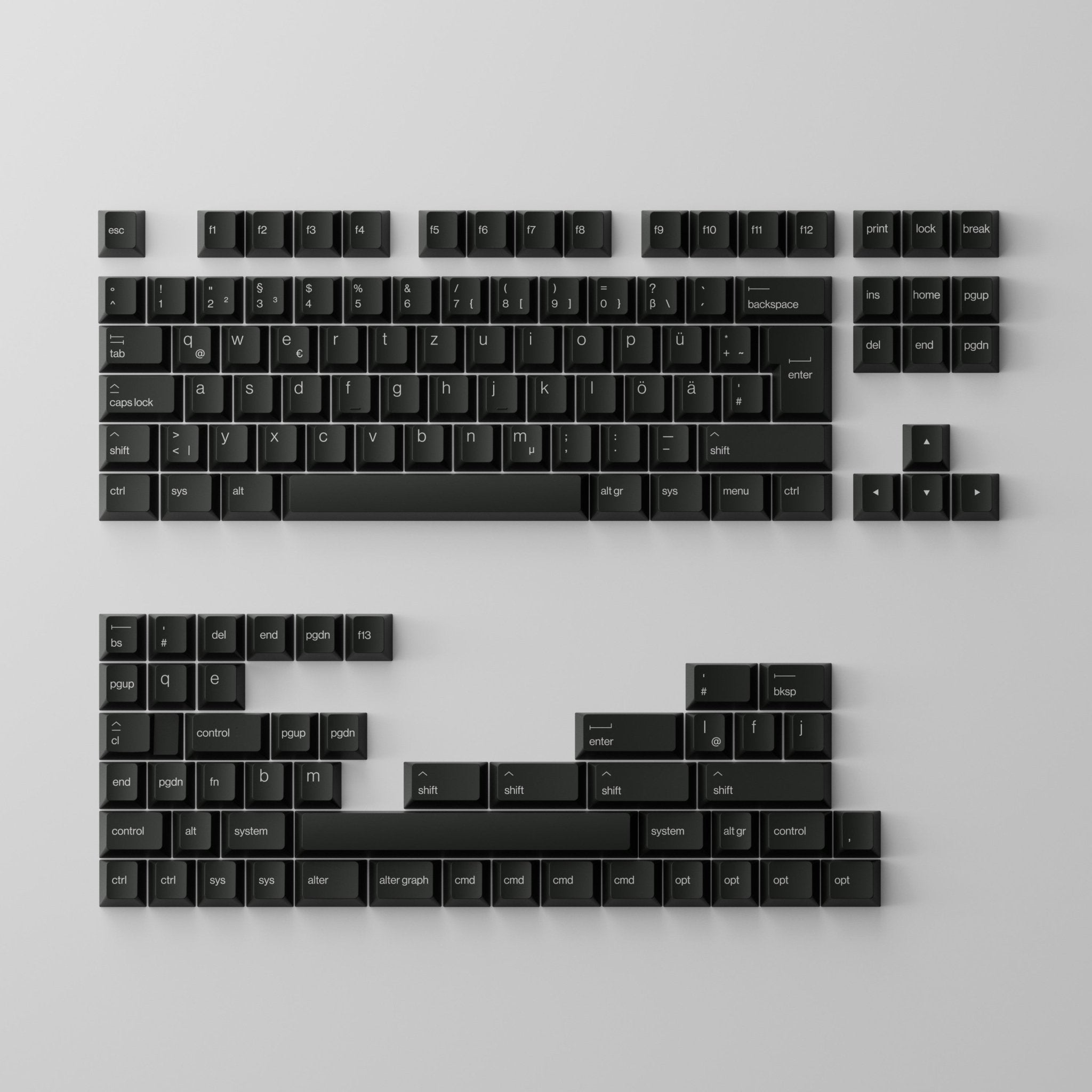 PBTFans Less, but better - Dye - Sub PBT Keycap Set [Group - Buy] - MonacoKeys