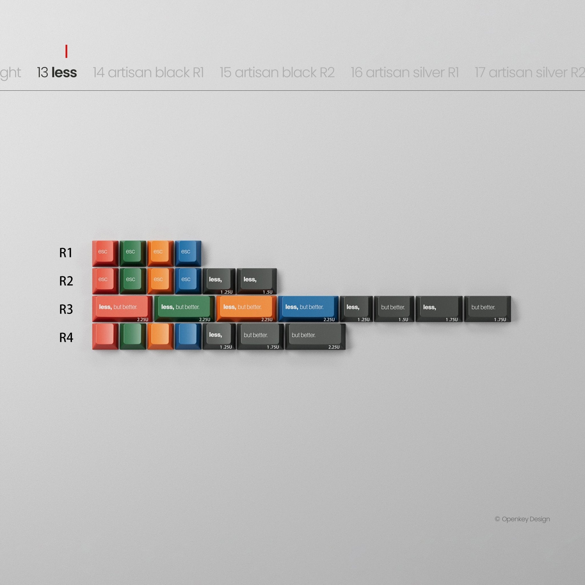 PBTFans Less, but better - Dye - Sub PBT Keycap Set [Group - Buy] - MonacoKeys