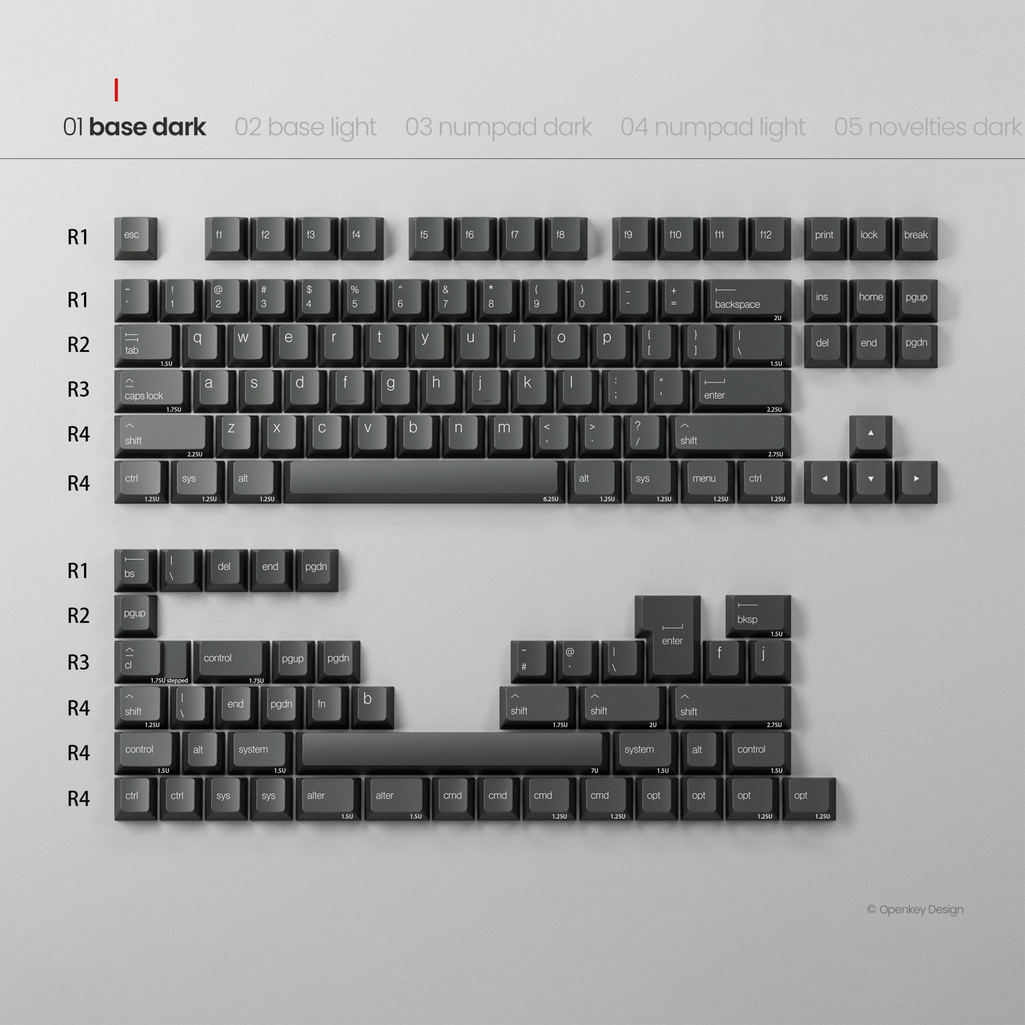 PBTFans Less, but better - Dye - Sub PBT Keycap Set [Group - Buy] - MonacoKeys