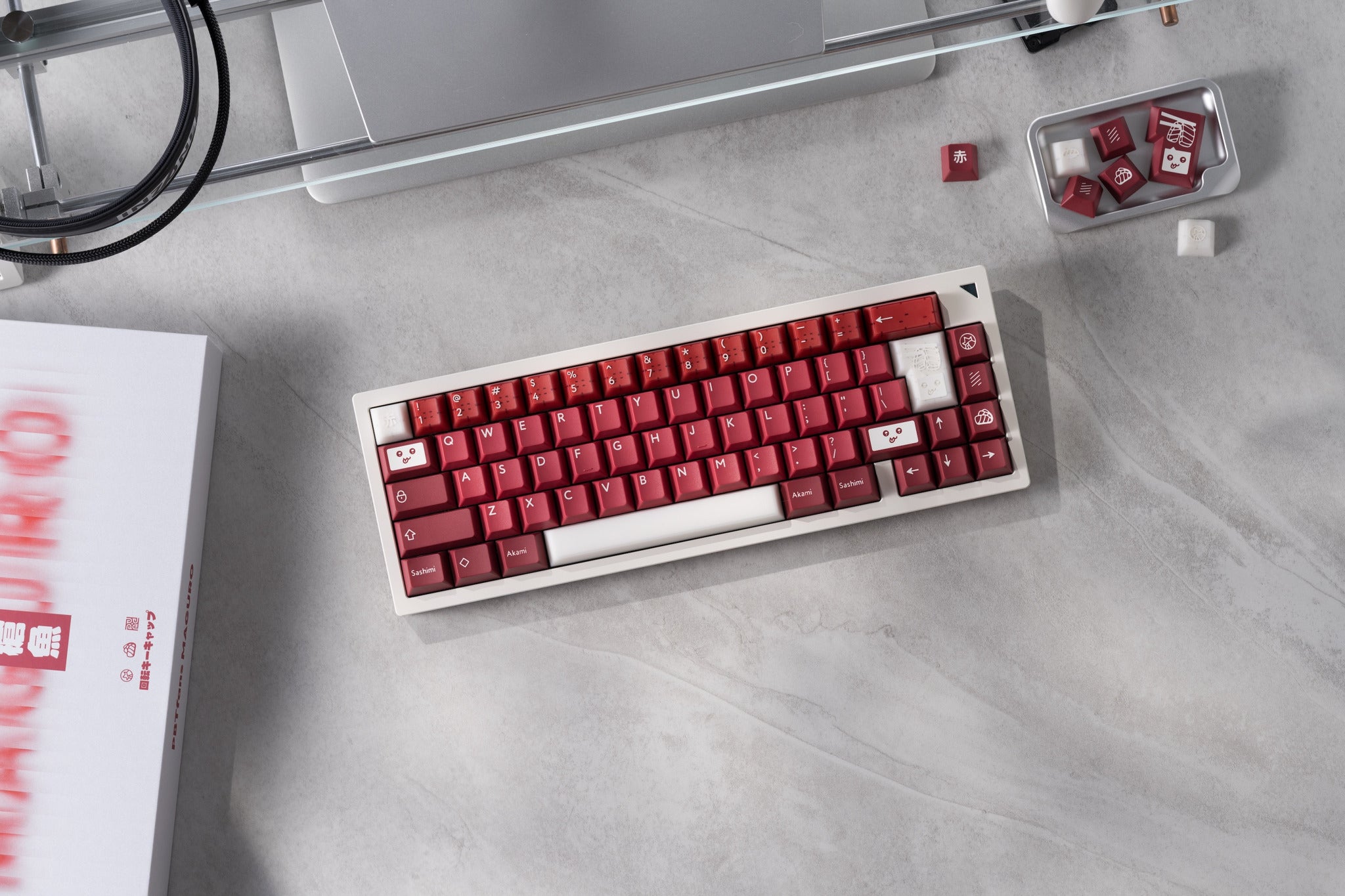 PBTFans Maguro - PBT Double-Shot Keycap Set