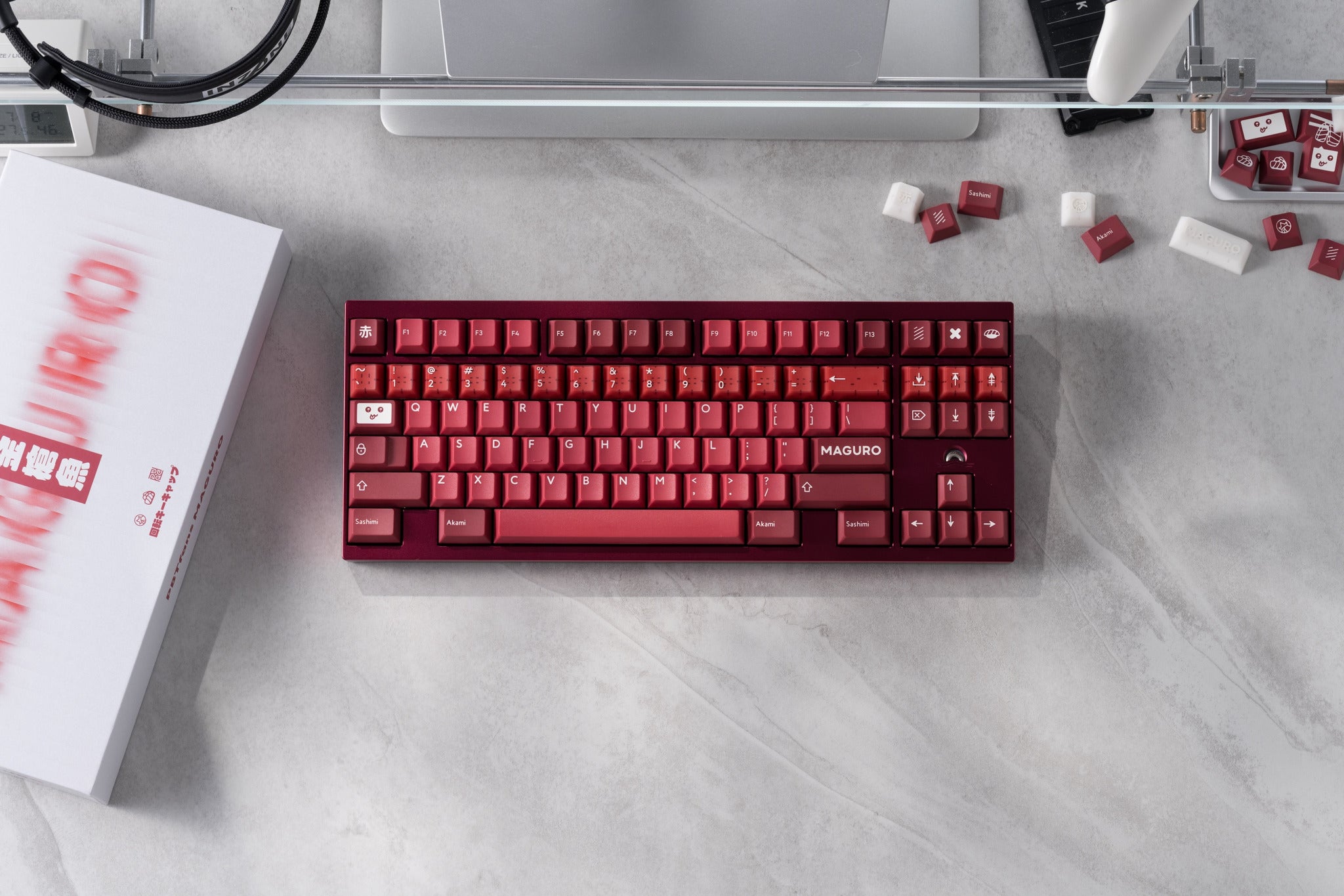 PBTFans Maguro - PBT Double-Shot Keycap Set