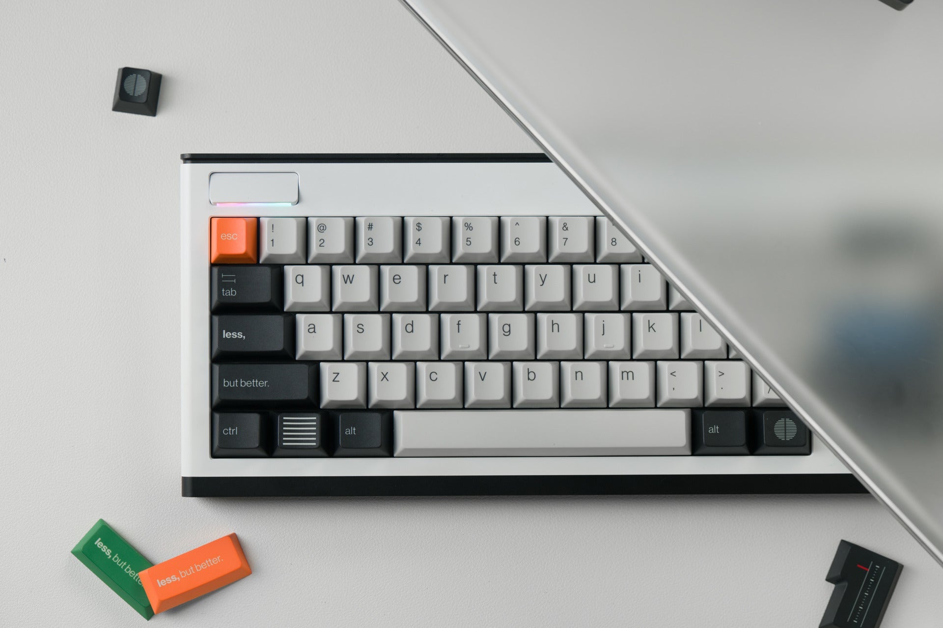 PBTFans Less, but better - Dye-Sub PBT Keycap Set - MonacoKeys