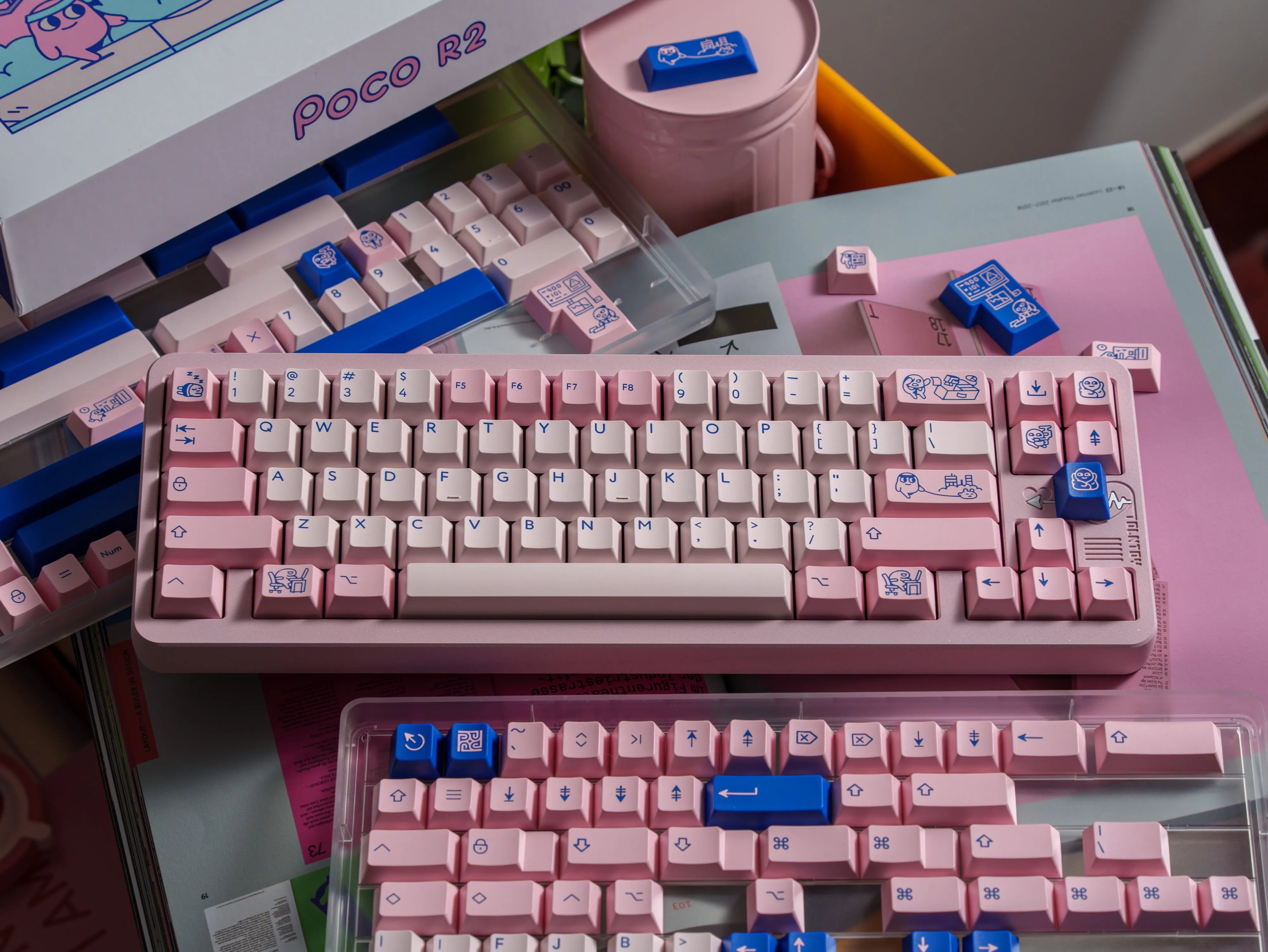 PBTFans Poco R2 - Double-Shot ABS Keycap Set - MonacoKeys