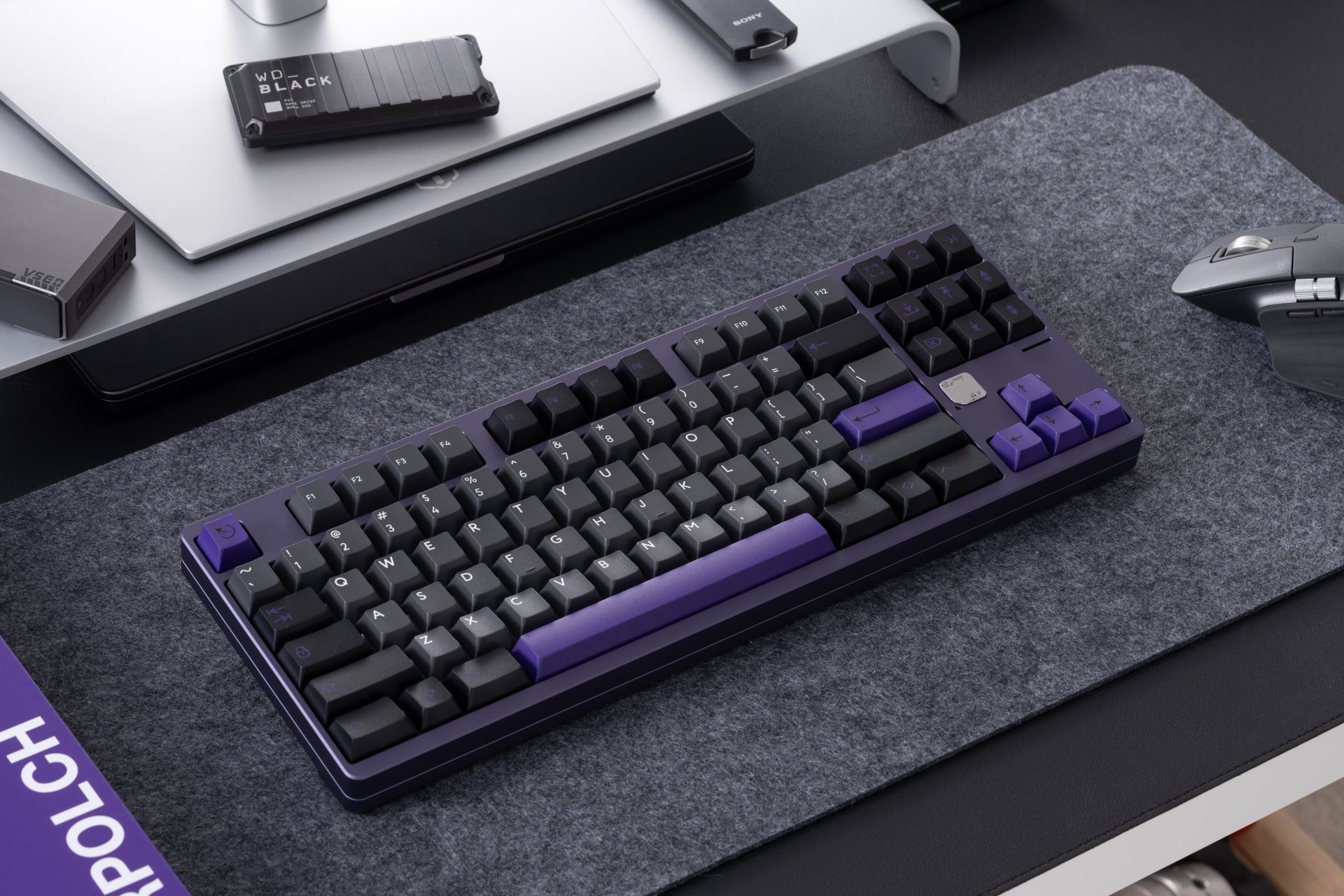 PBTfans Purpolch R4 Keycap Set – Dolch Purple ABS Double-Shot