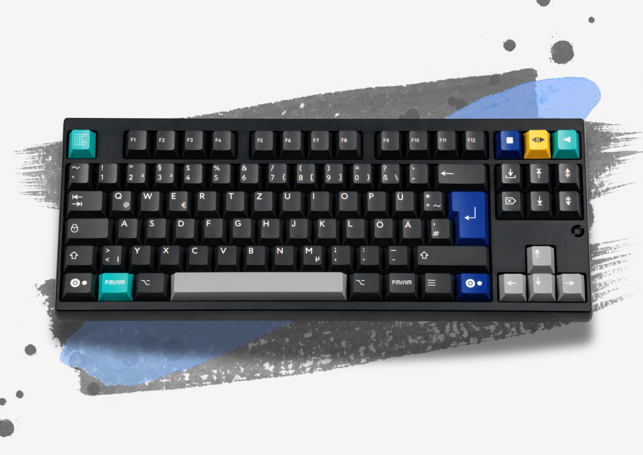 PBTfans Tape & Radio Double - Shot ABS Keycap Set - MonacoKeys