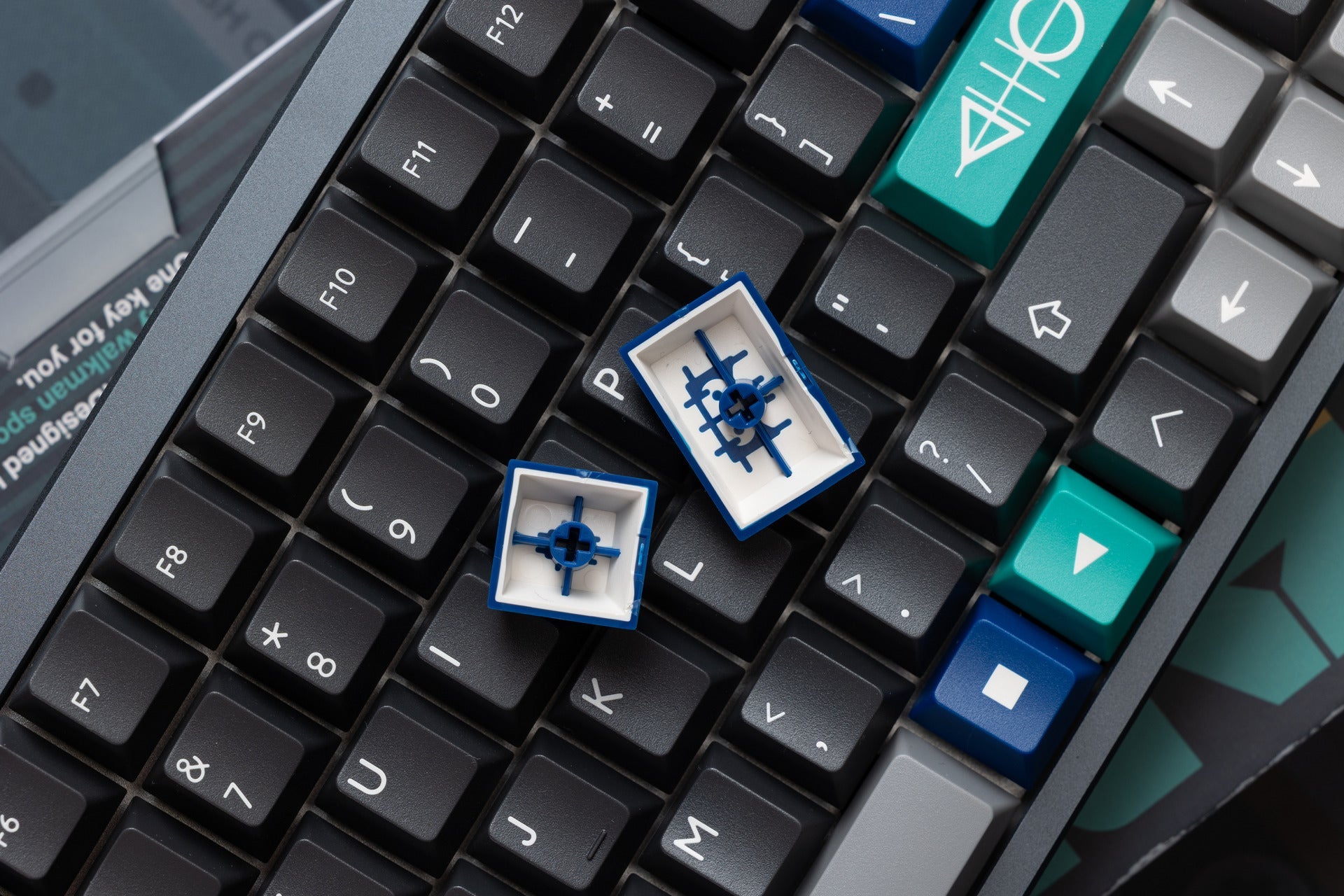 PBTfans Tape & Radio Double-Shot ABS Keycap Set - MonacoKeys