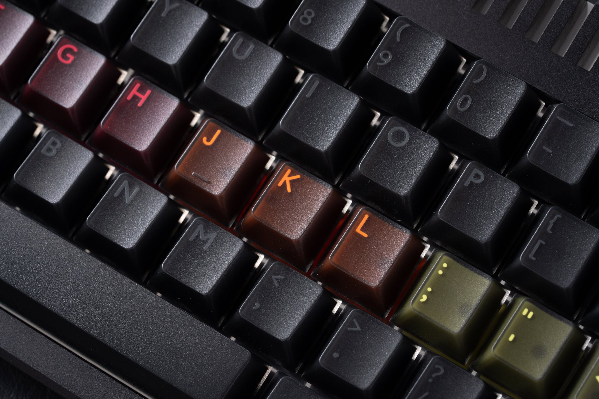 PBTFans Thermal - Double-Shot ABS Keycap Set - MonacoKeys