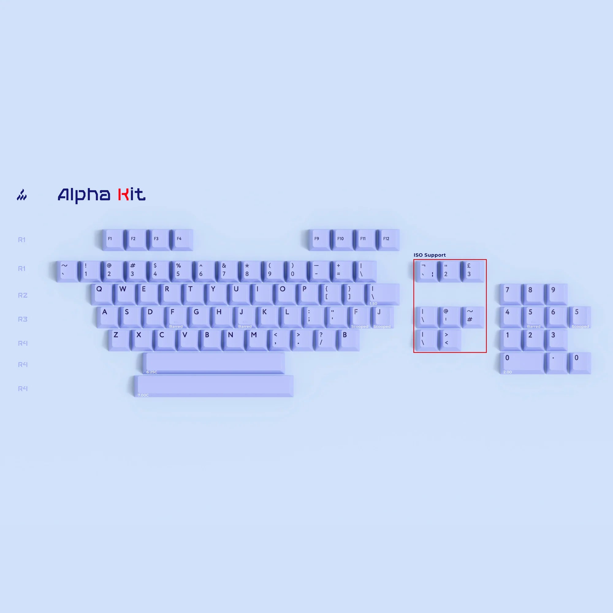 PBTFans Voyager - PBT Dye-Sub Keycap Set