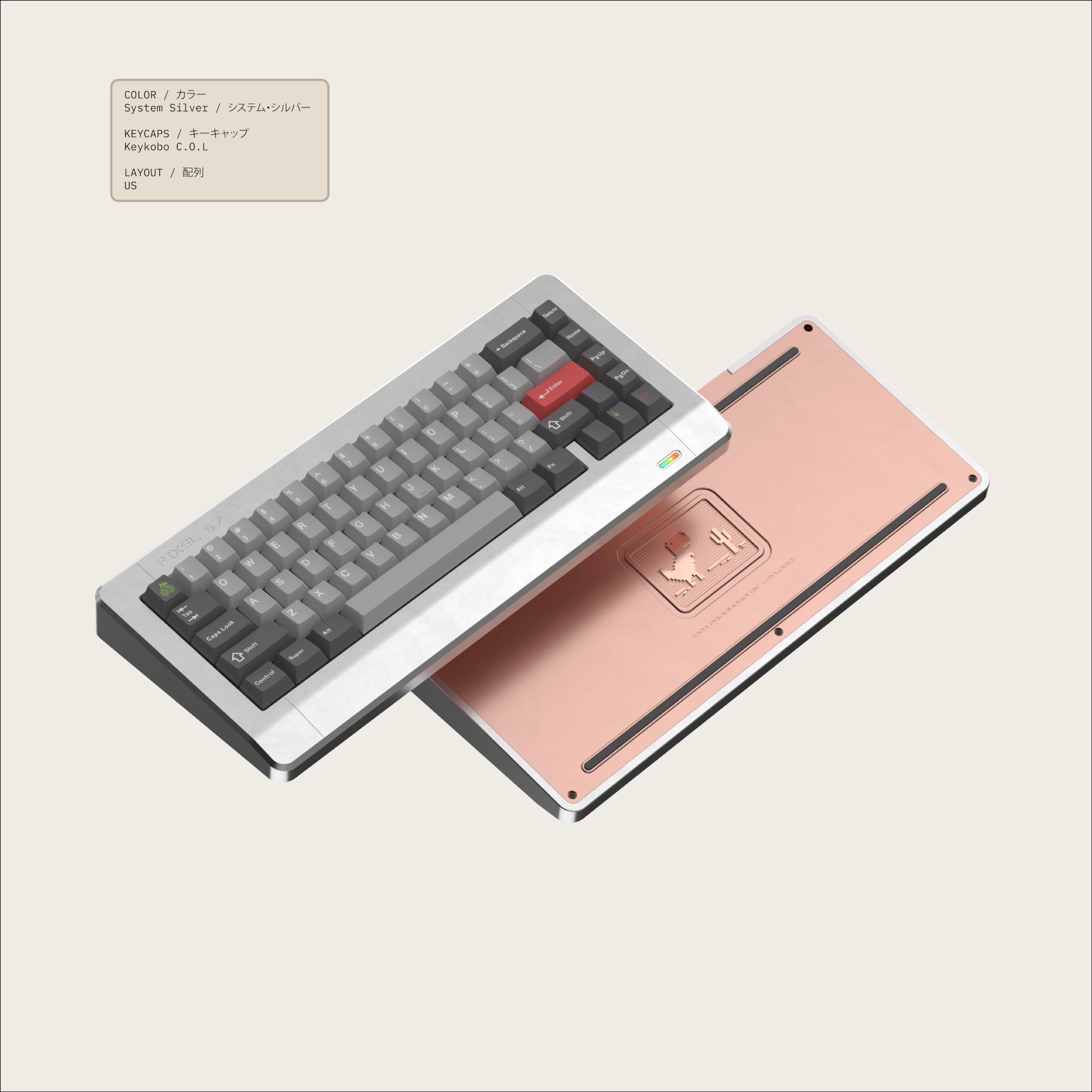 Pixtendo Pixel67 - 65% Wireless Mechanical Keyboard