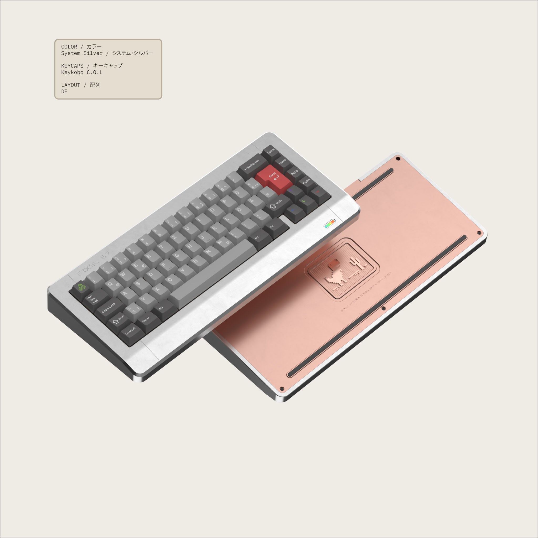 Pixtendo Pixel67 - 65% Wireless Mechanical Keyboard - MonacoKeys