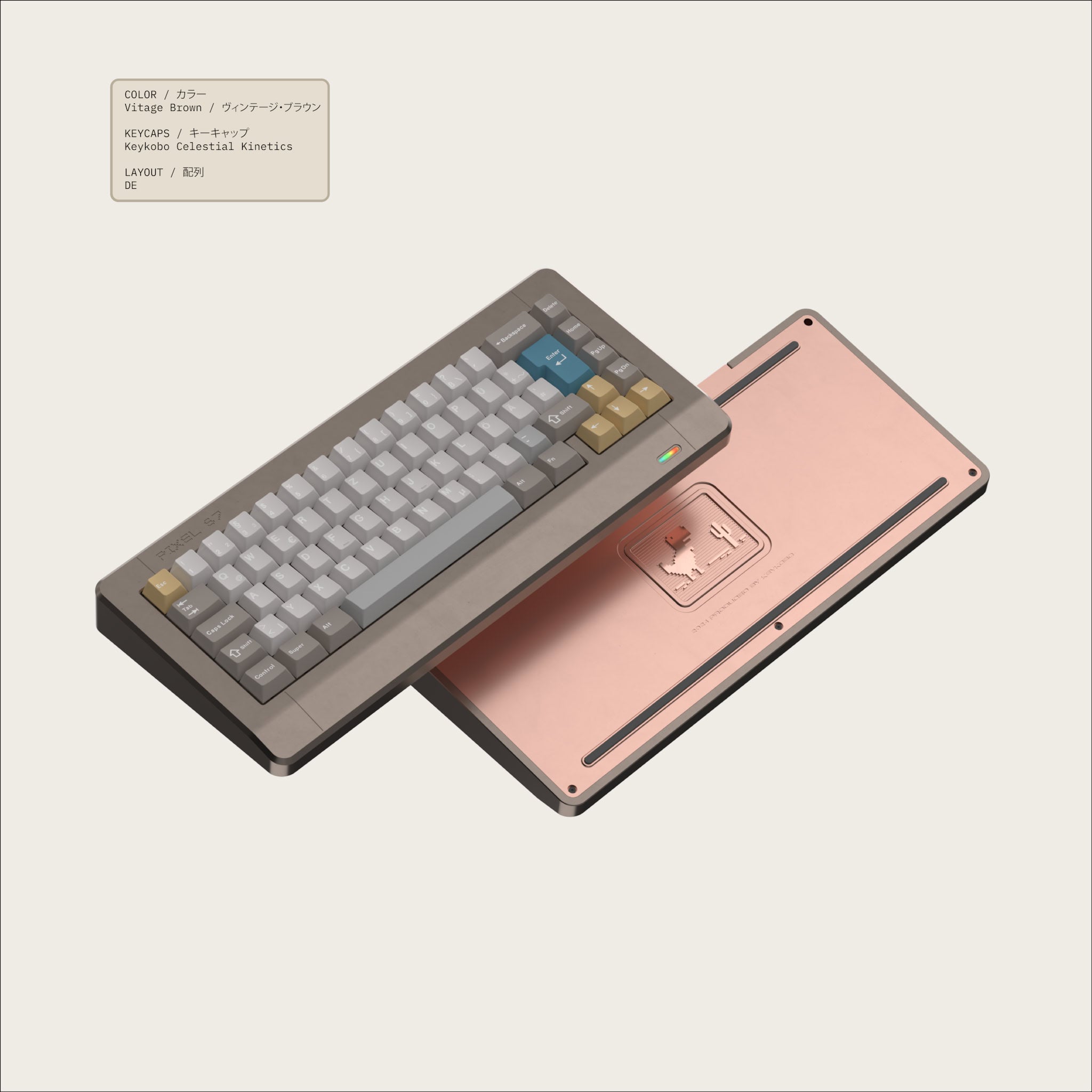 Pixtendo Pixel67 - 65% Wireless Mechanical Keyboard
