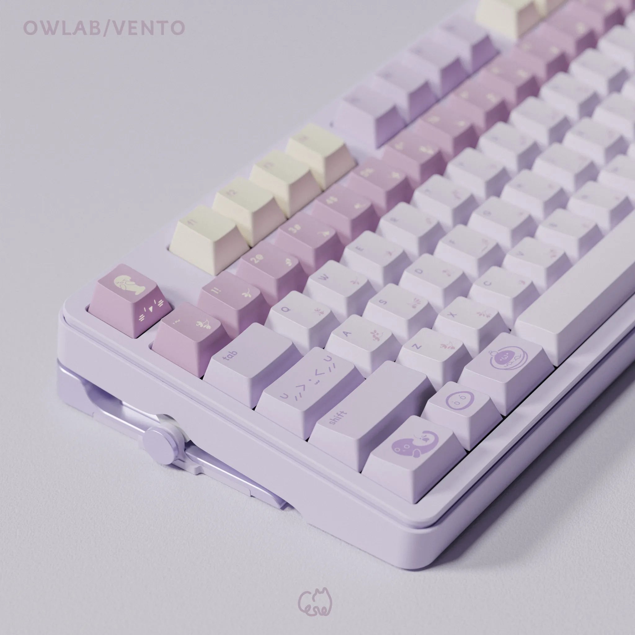 QK Taro Balls Cherry Profile PBT Keycap Set - MonacoKeys