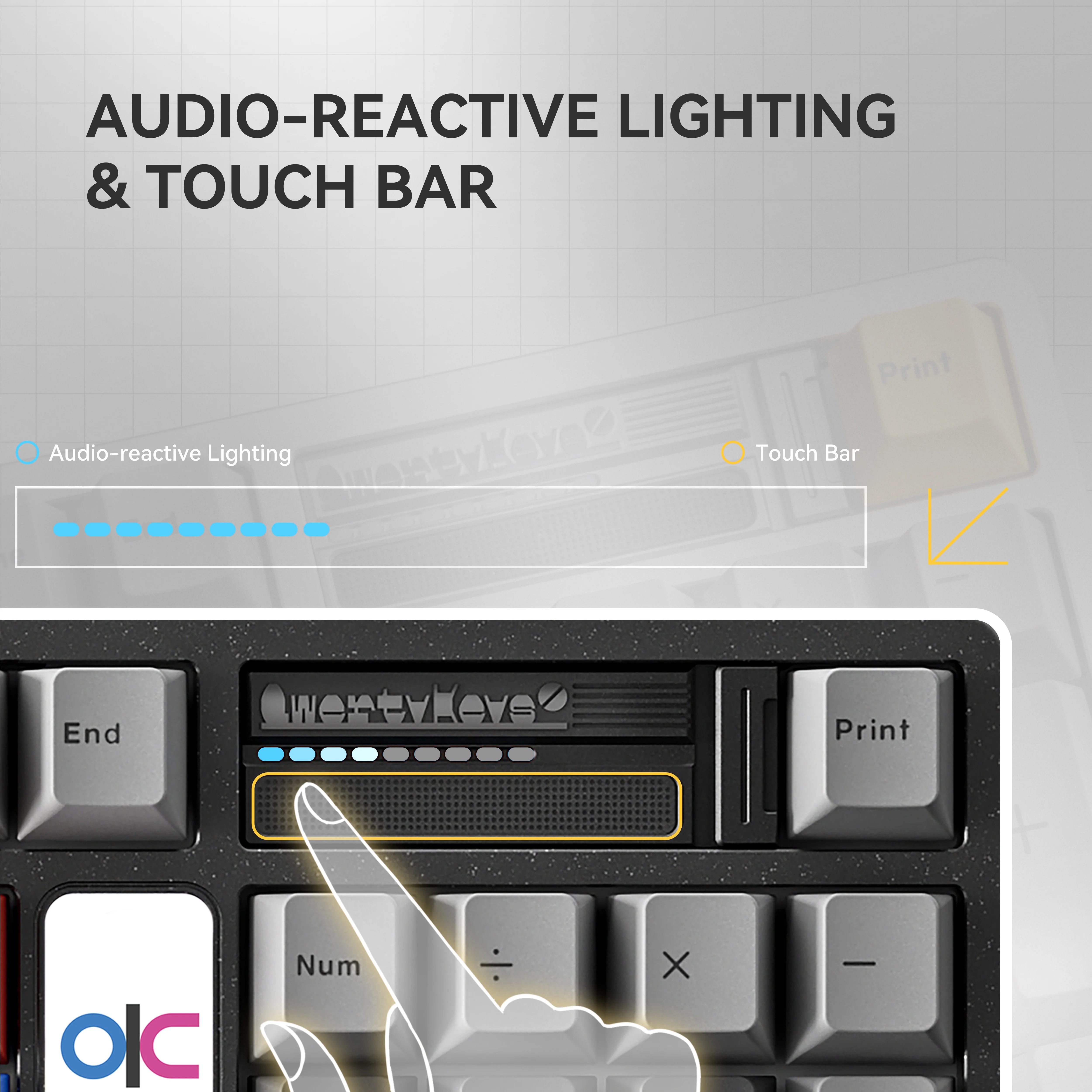 QK100 Mk2 Prebuilt - 98% Fullsize Mechanical Aluminium Keyboard