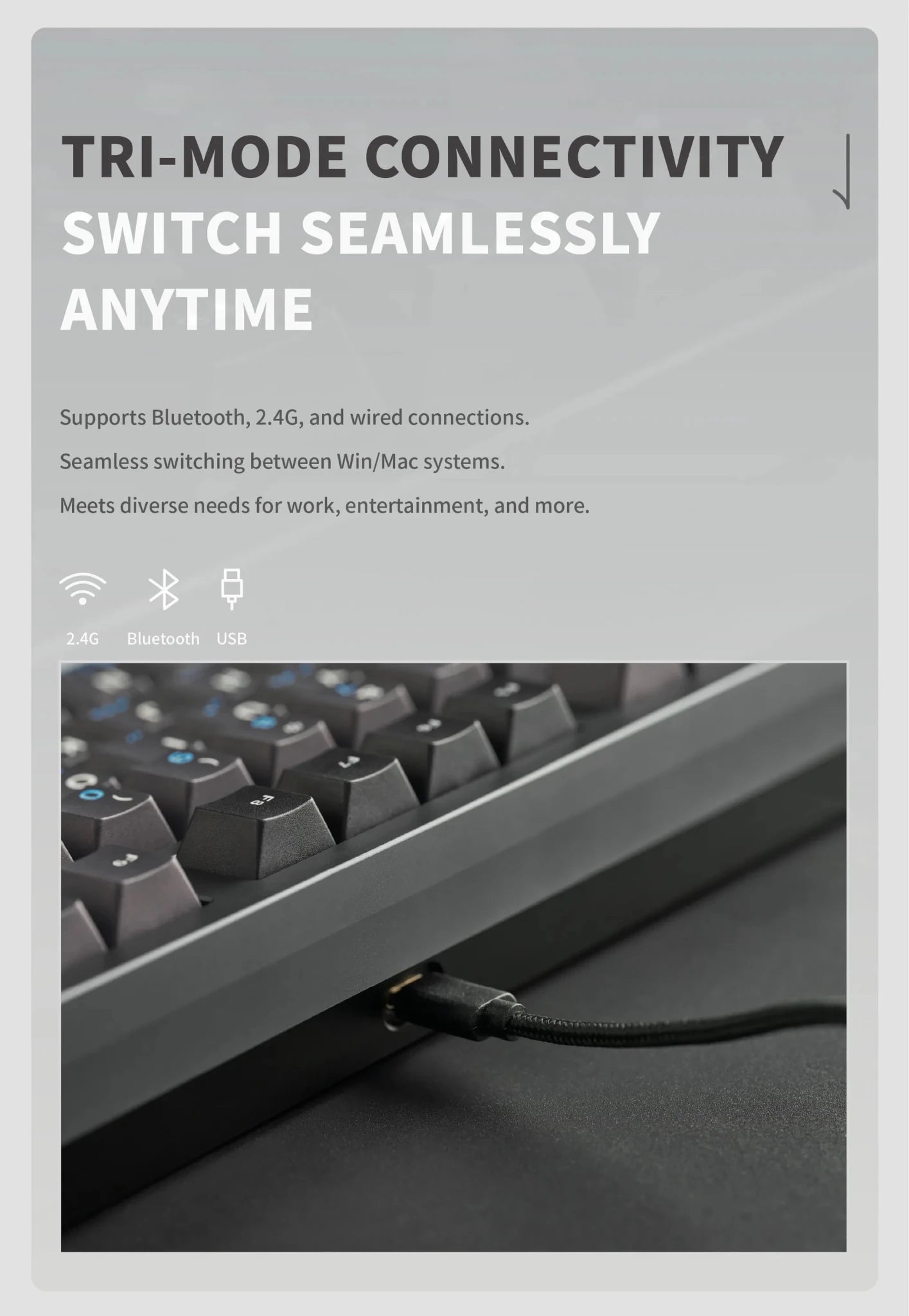 QK80 Mk2 Prebuilt - 80% TKL ISO+ANSI Mechanical Aluminium Keyboard - MonacoKeys