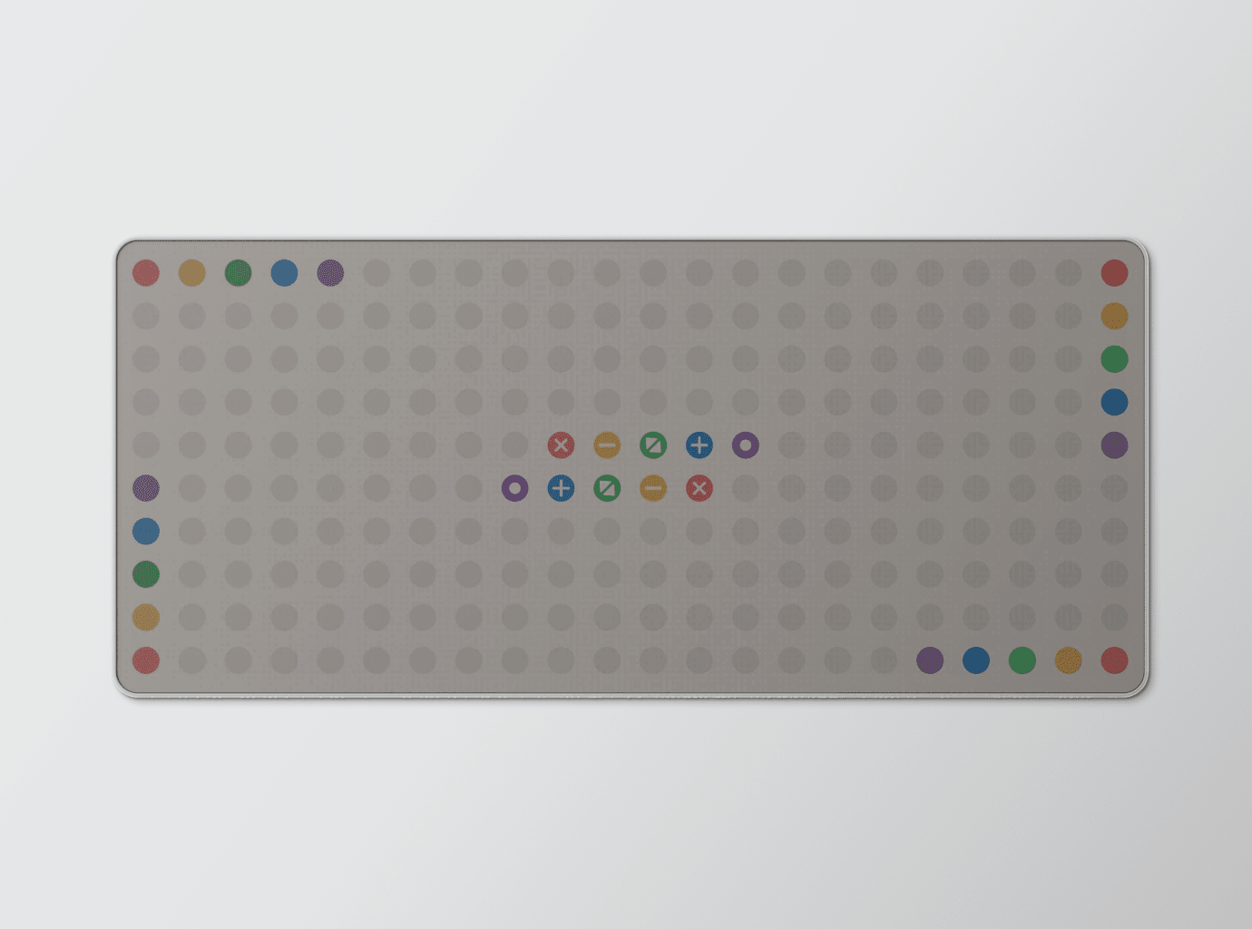 Retro Lights Mauspad Deskmat - MonacoKeys