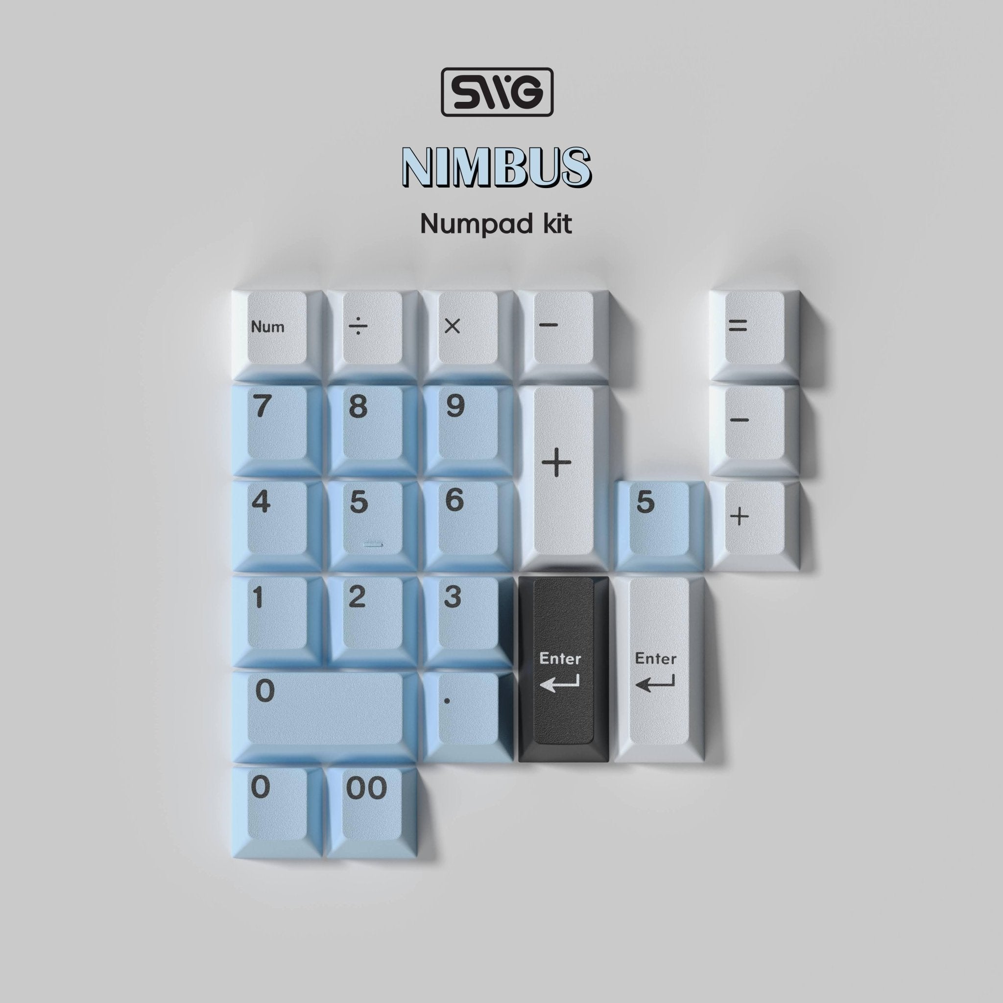 SWG Nimbus - Cherry Profile ABS Double-Shot Keycap Set - MonacoKeys