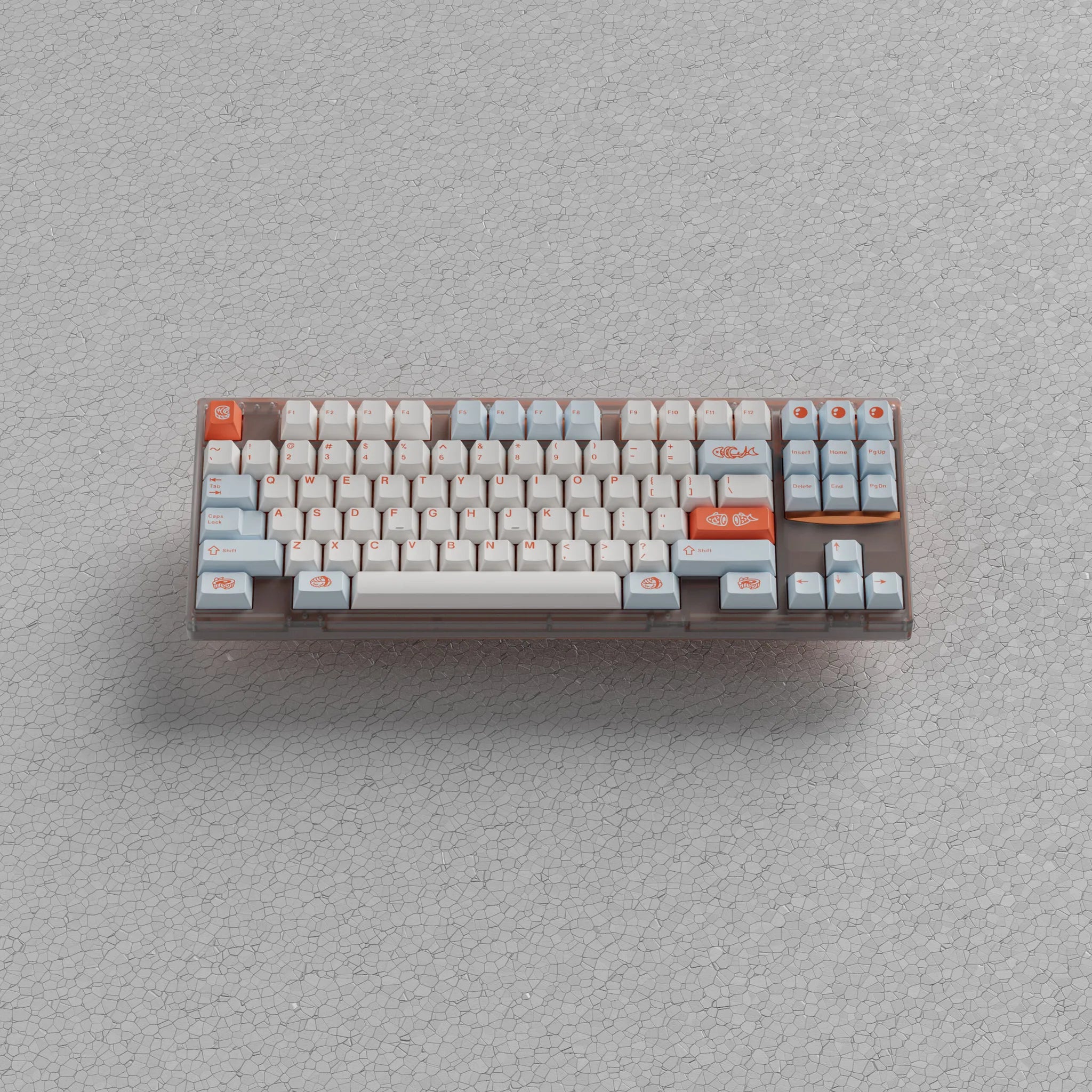 SWG Salmon - Cherry Profile ABS Double-Shot Keycap Set - MonacoKeys
