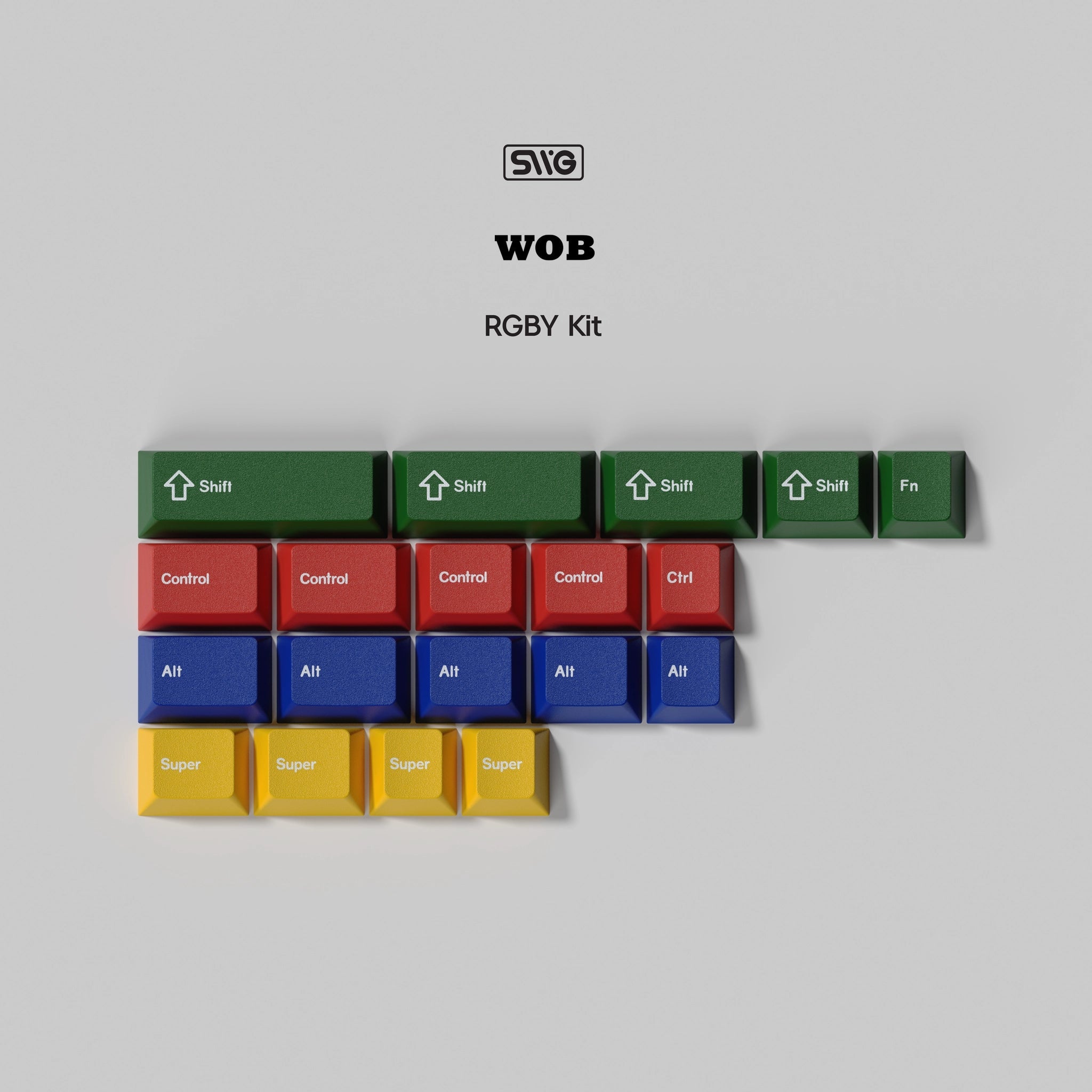 SWG WoB - Cherry Profile ABS Double-Shot Keycap Set - MonacoKeys