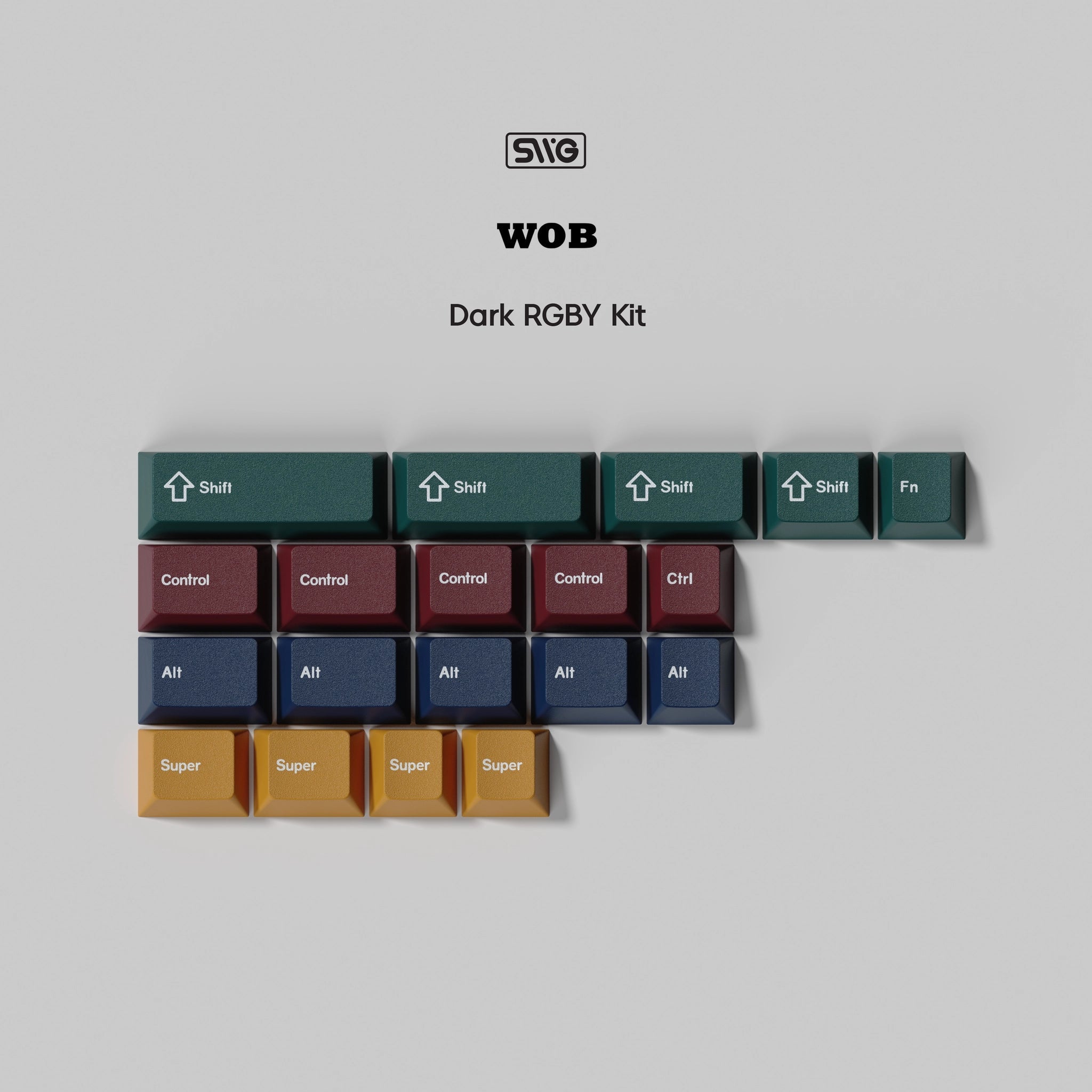 SWG WoB - Cherry Profile ABS Double-Shot Keycap Set - MonacoKeys