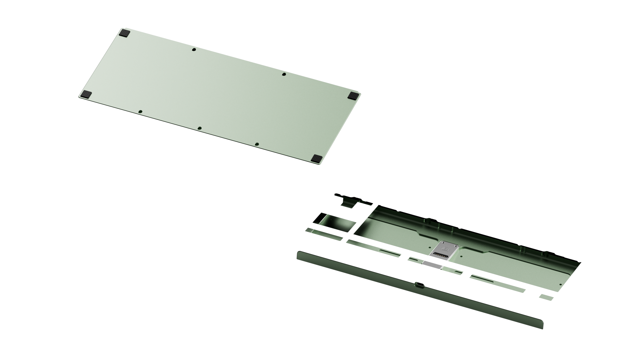 KBDFans TofuTKL R2 - Bottom Cases
