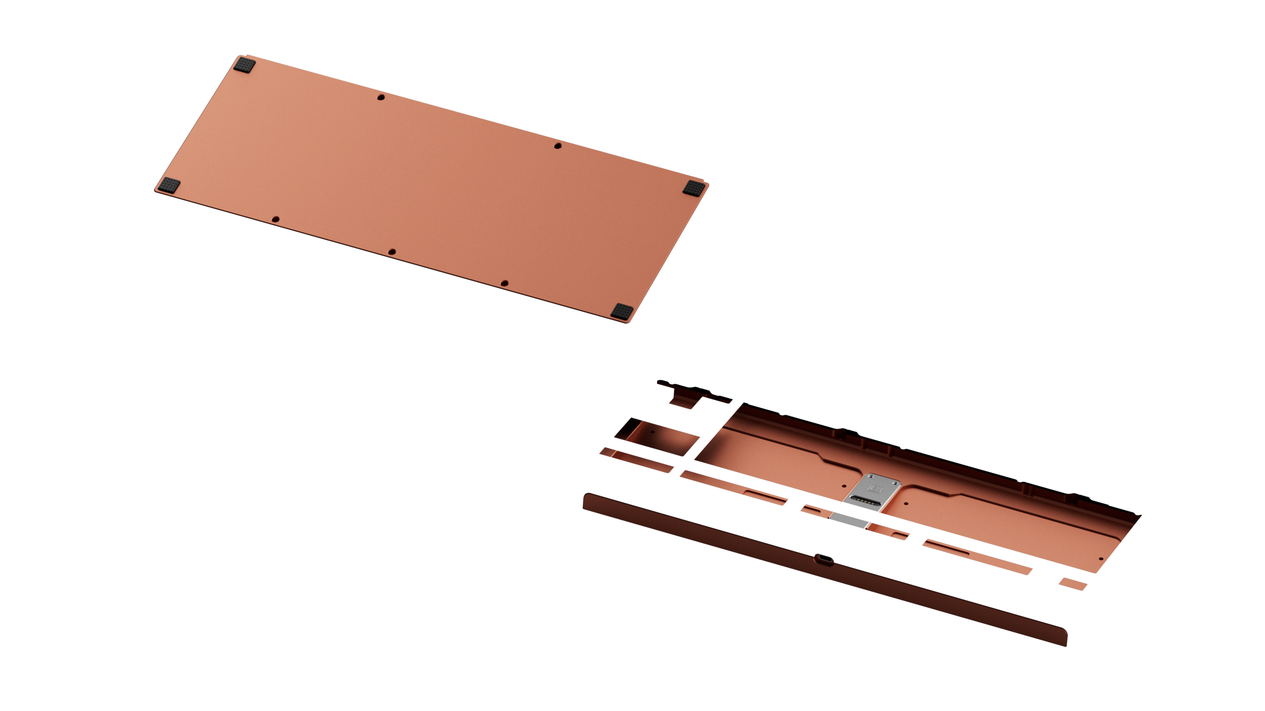 KBDFans TofuTKL R2 - Bottom Cases